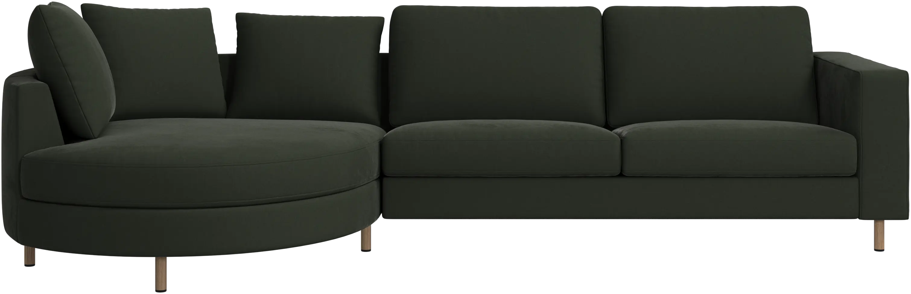 Indivi sofa with chaise longue left