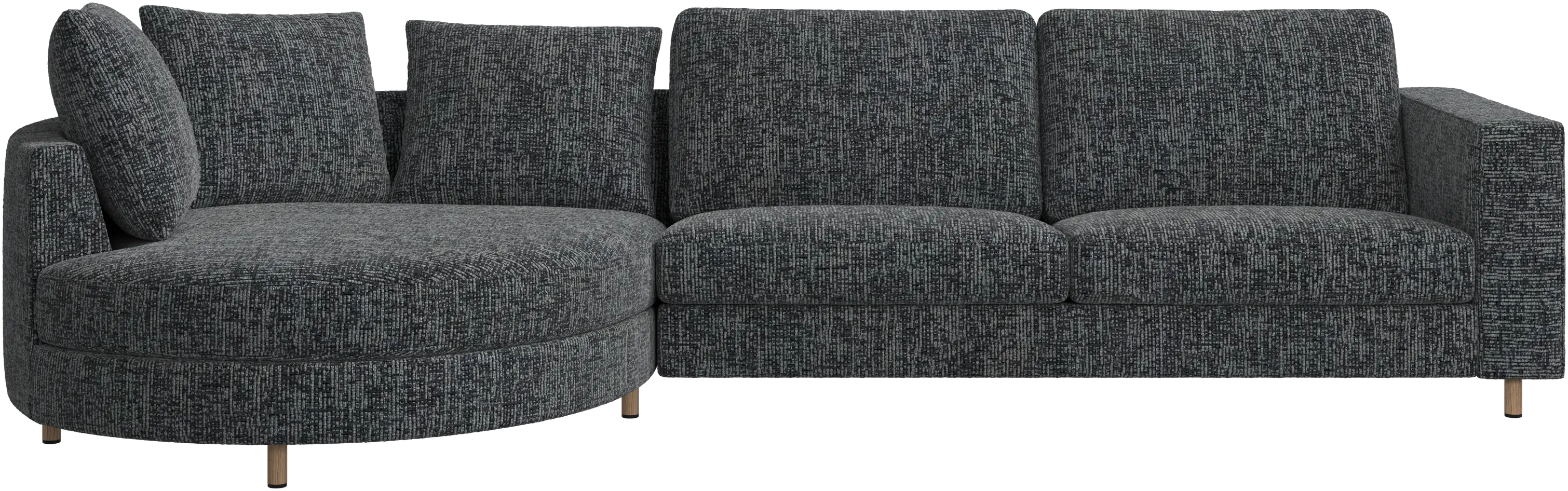 Indivi sofa with chaise longue left