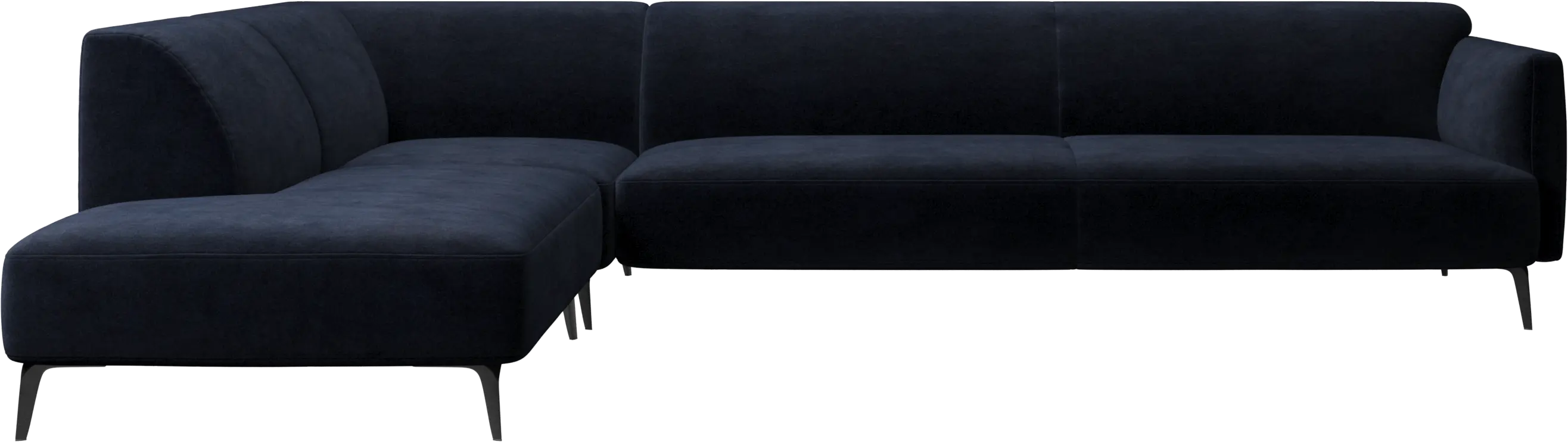 Modena corner sofa with lounging unit