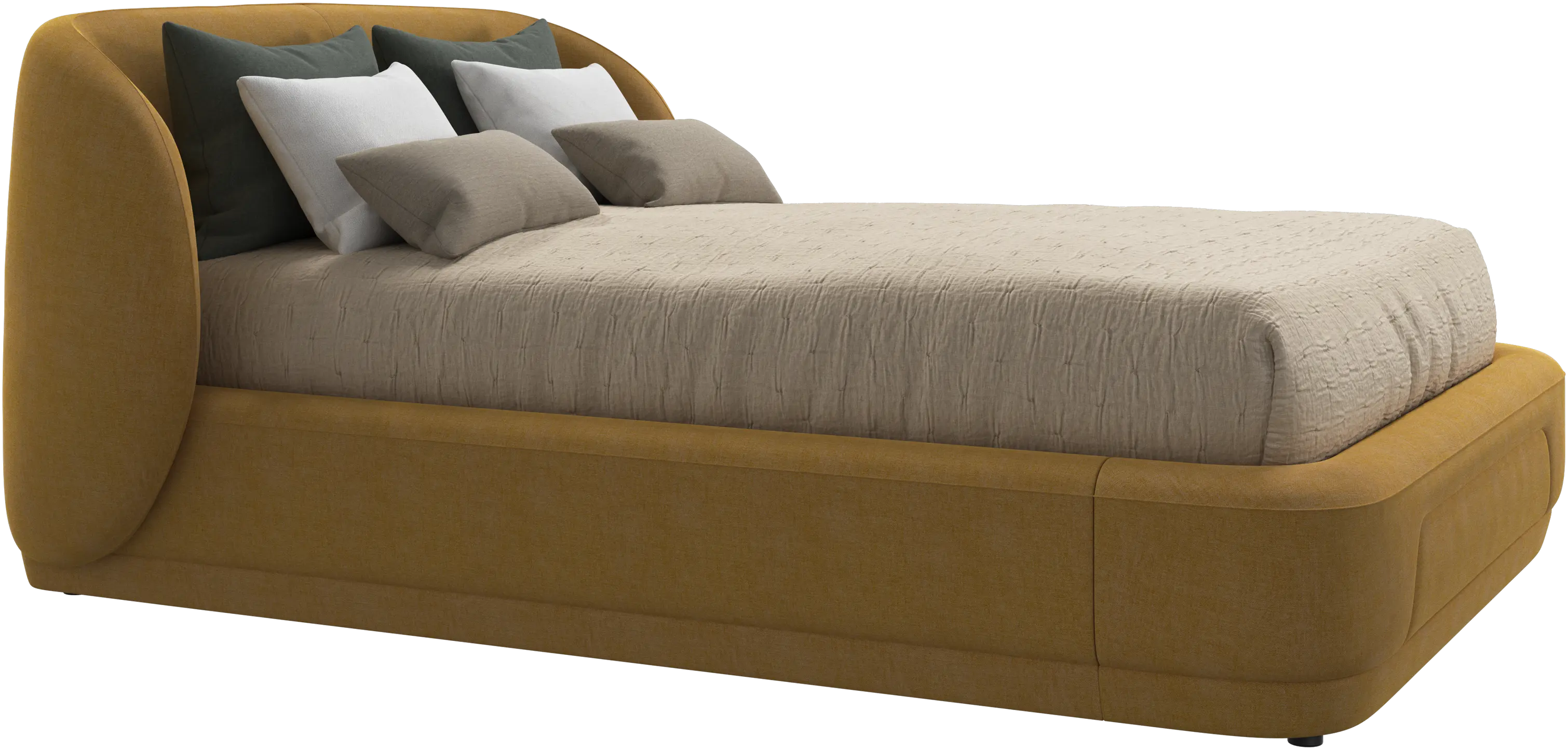 Lit Bolzano avec sommier à lattes – l140xL190 cm