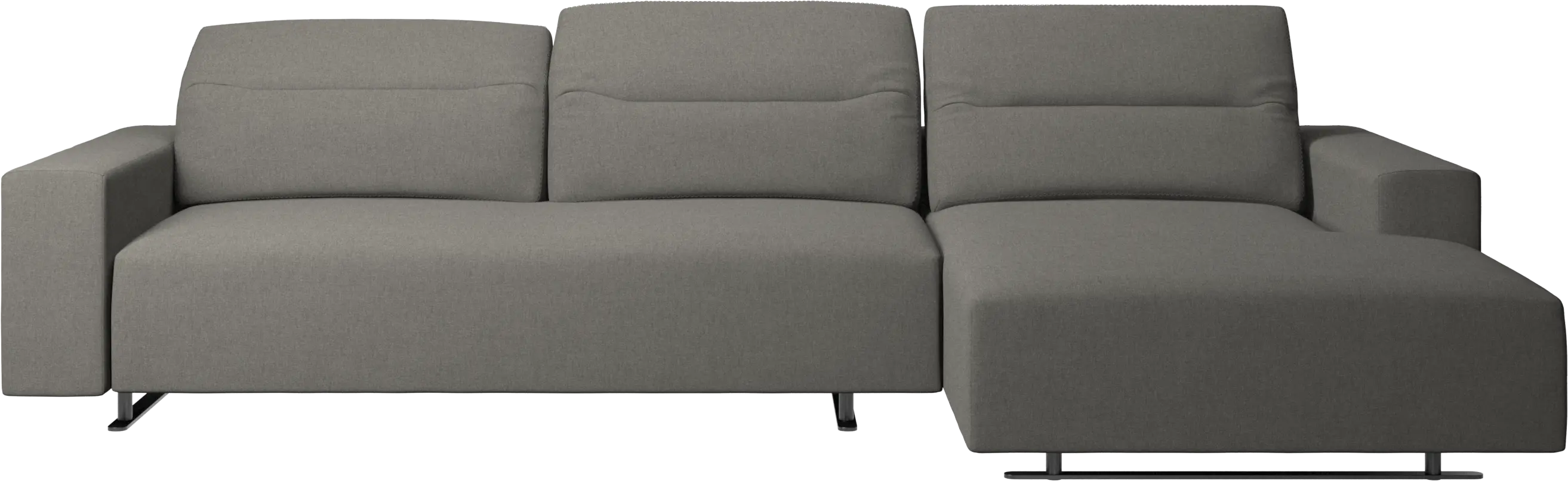 Hampton sofa with adjustable back and resting unit left side