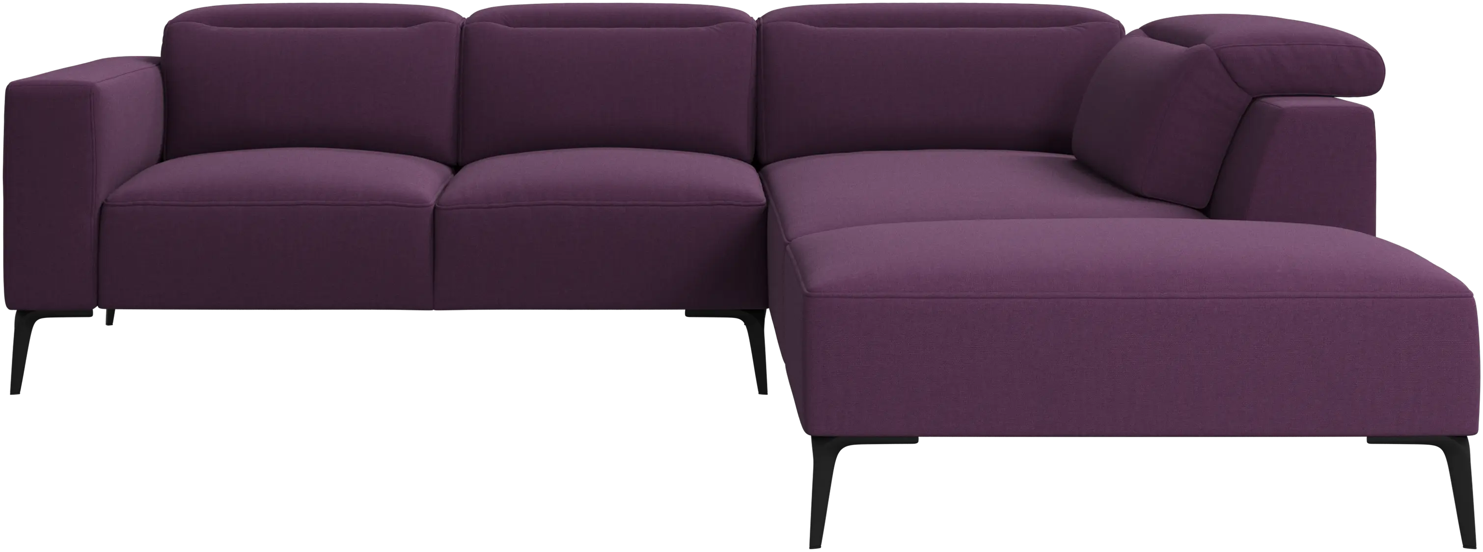 Zürich corner sofa with lounging unit