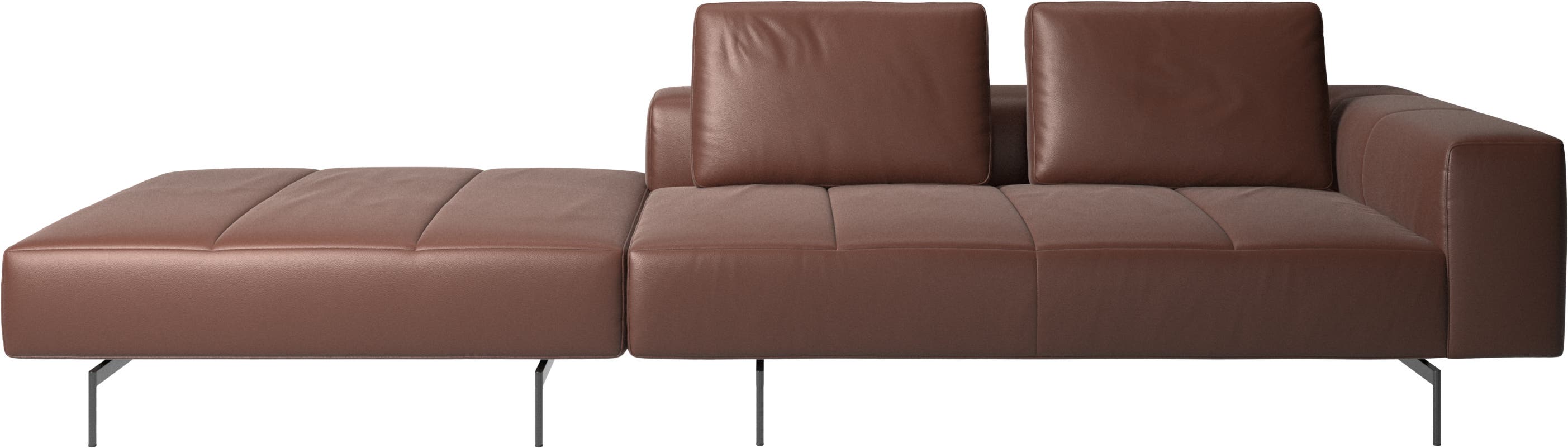 Amsterdam sofa with footstool on left side