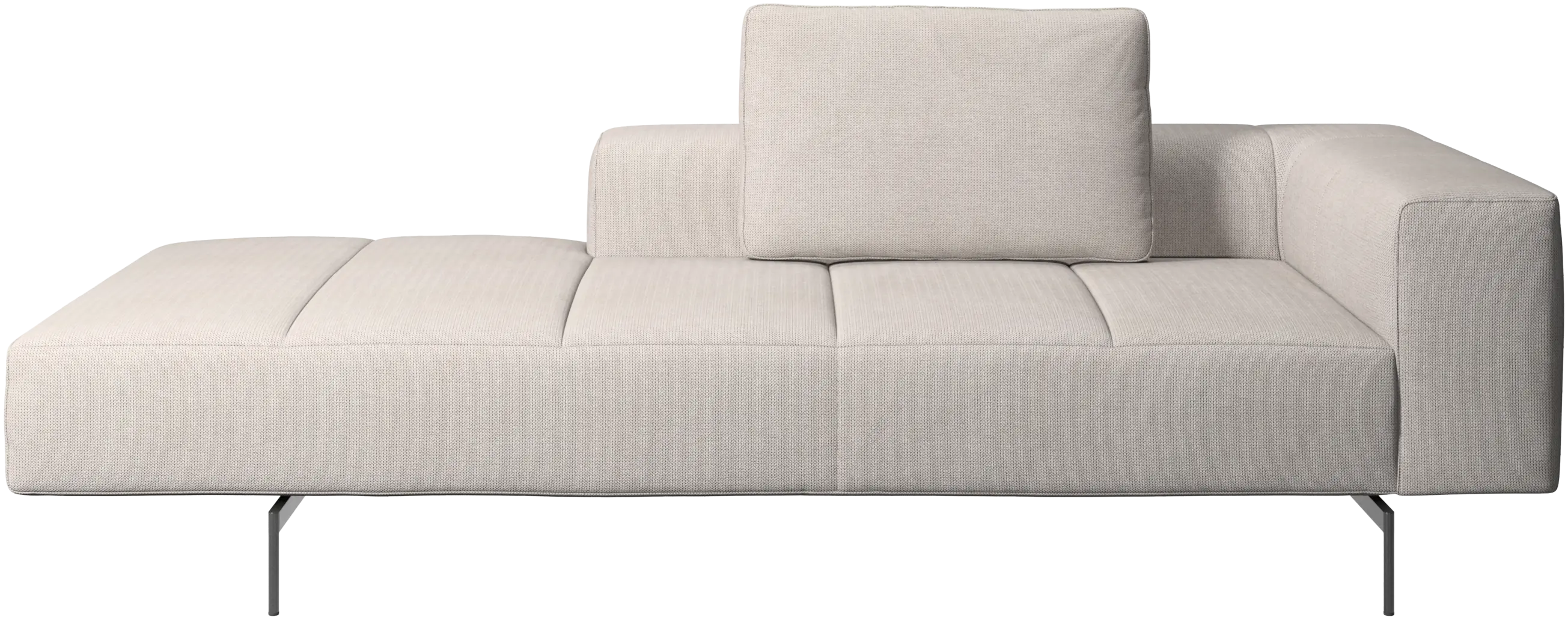 Amsterdam Iounging module for sofa, armrest right, open end left