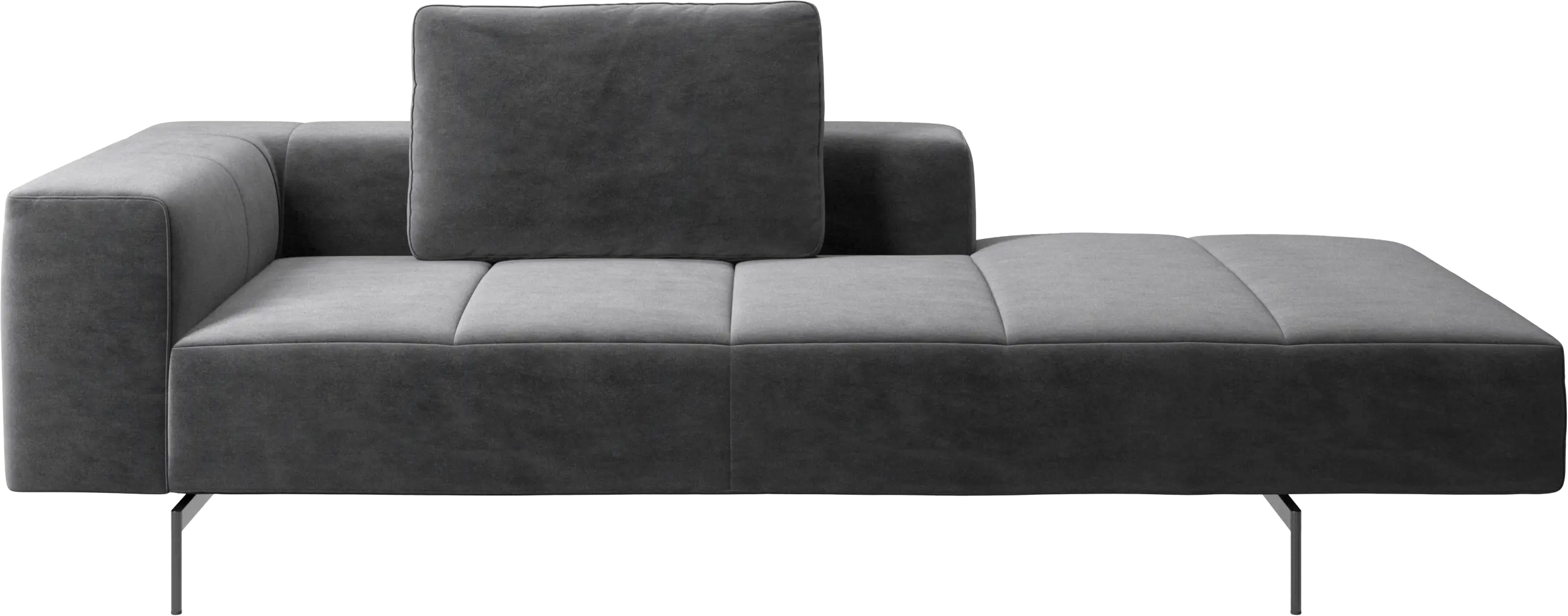 Amsterdam Iounging module for sofa, armrest left, open end right