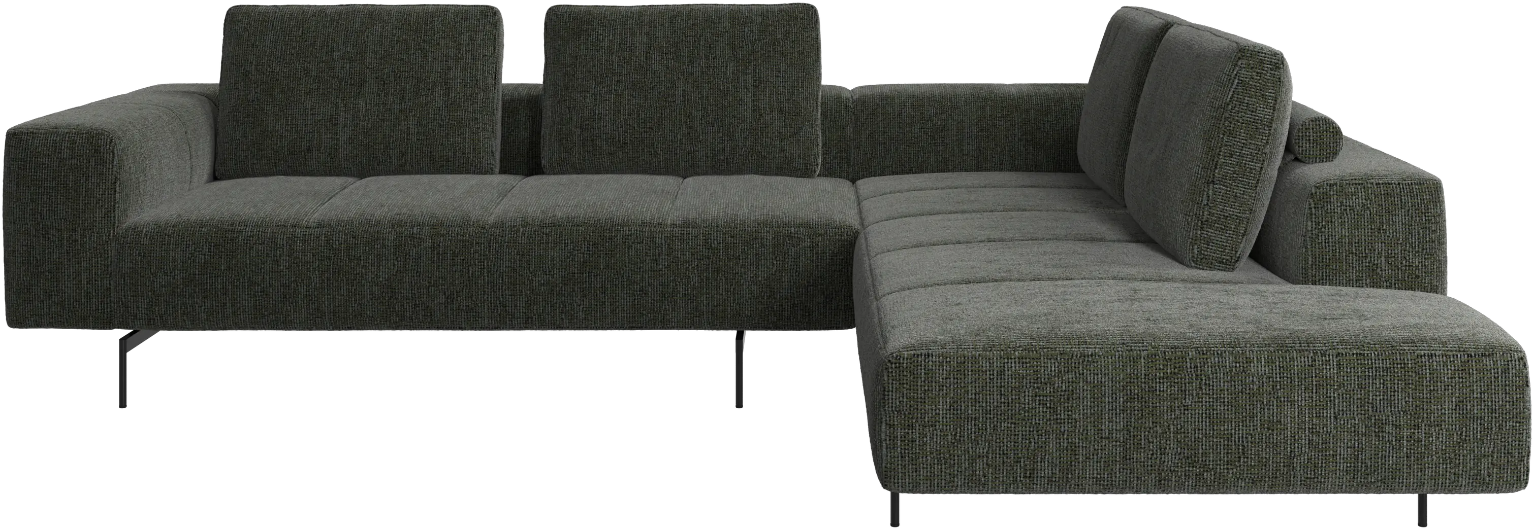 Amsterdam corner sofa with lounging unit