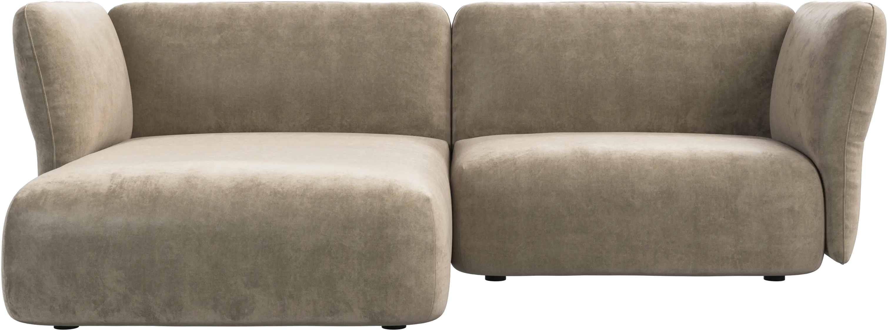 Paraggi 1.5-seater with chaise longue left