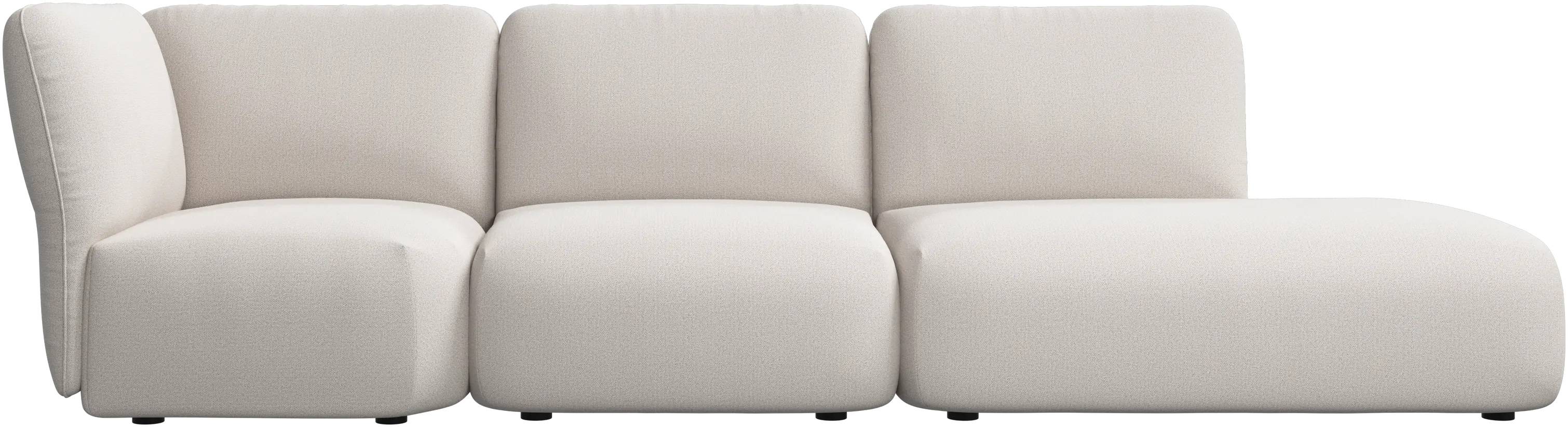 Paraggi sofa with lounging unit left