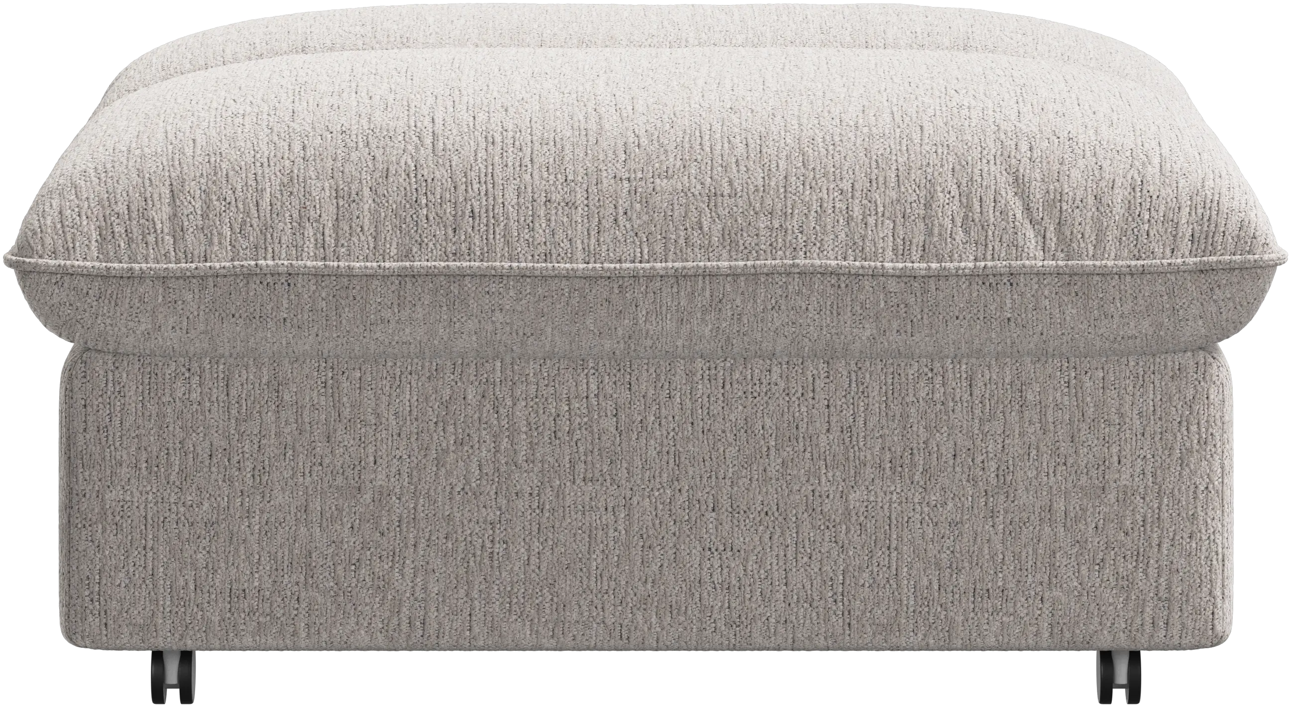 Southampton pouffe on wheels with storage