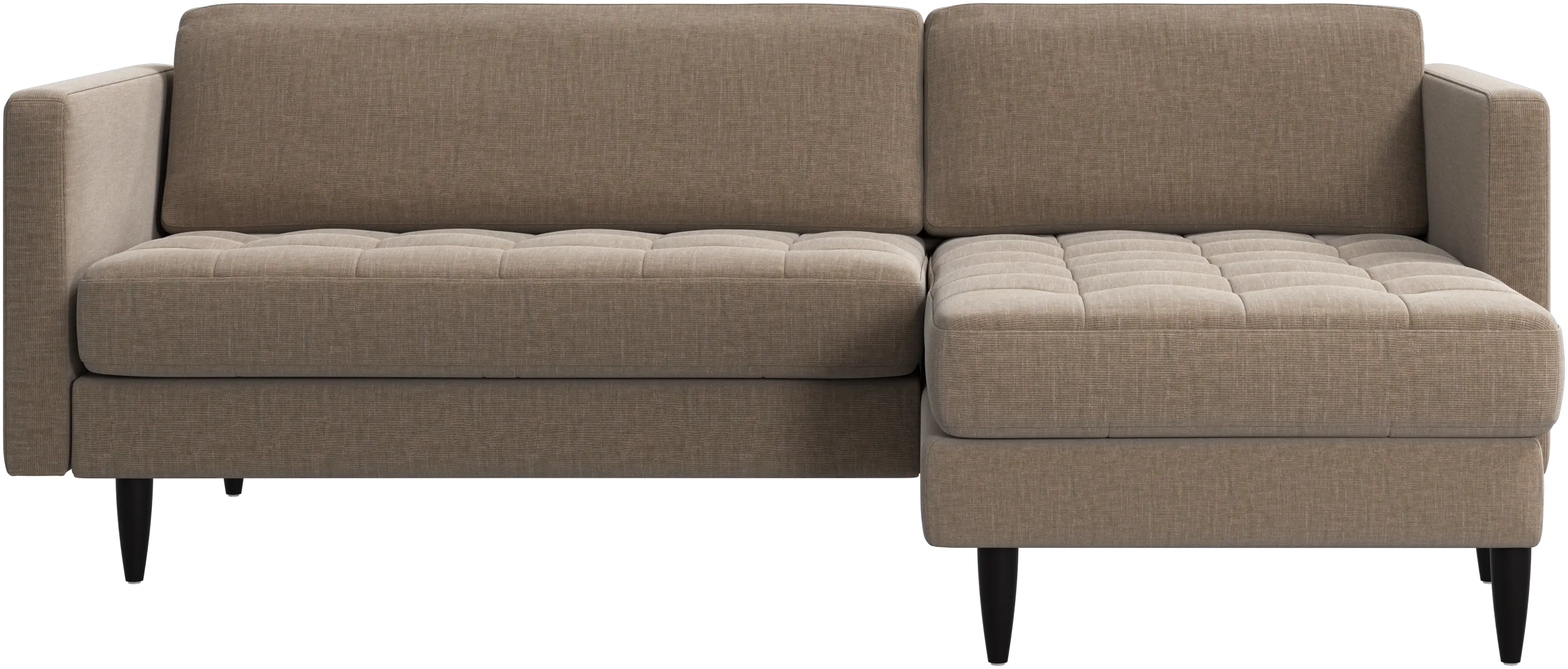 Osaka sofa with resting unit, tufted seat