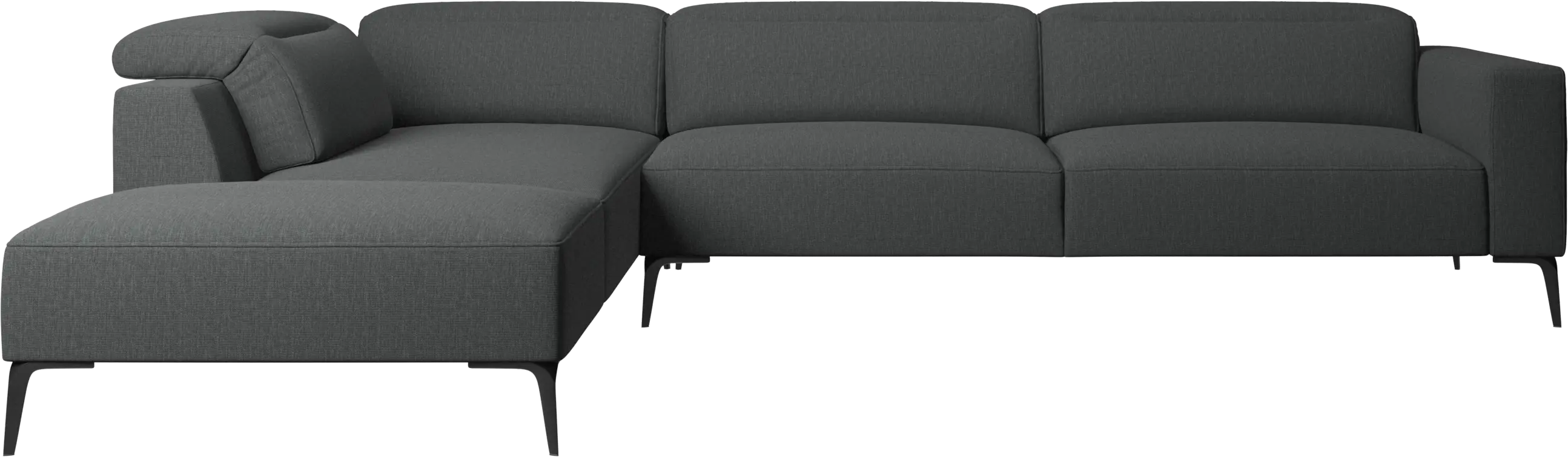 Zürich corner sofa with lounging unit