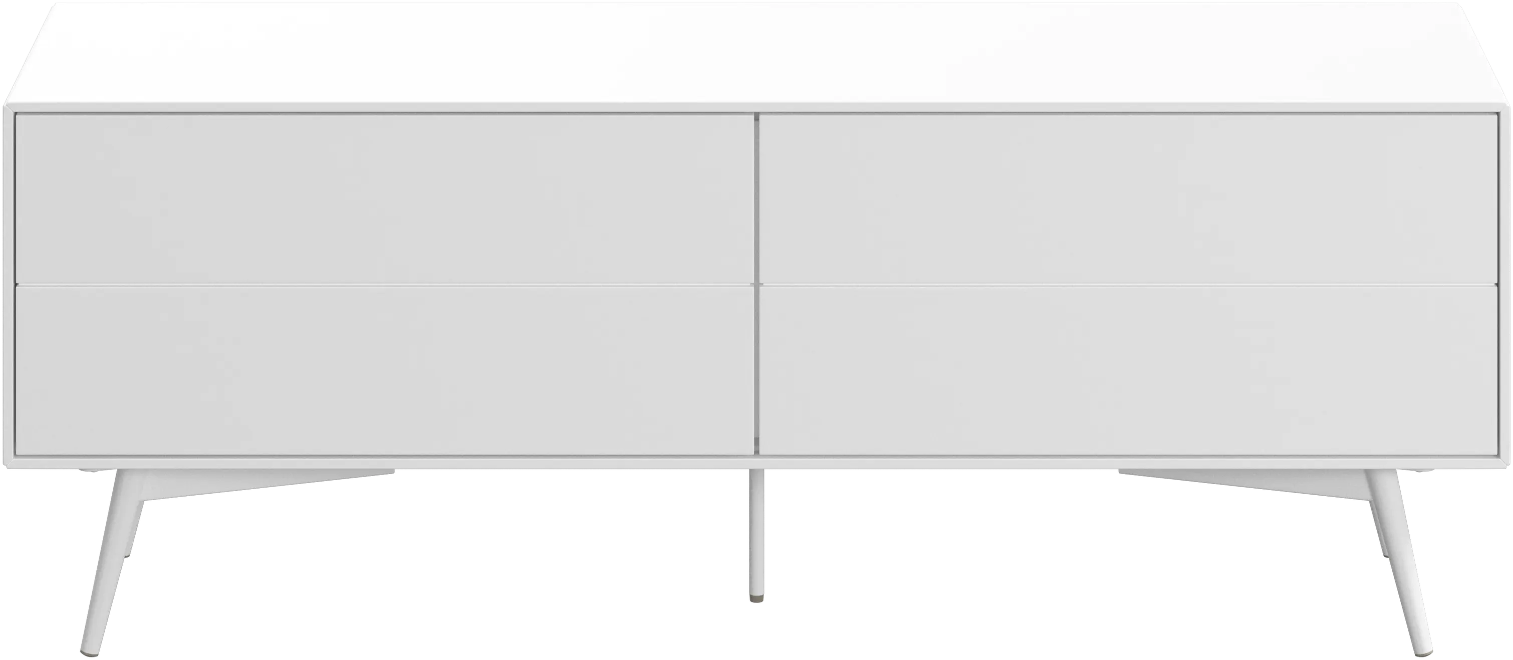 Fermo media unit with drop down doors