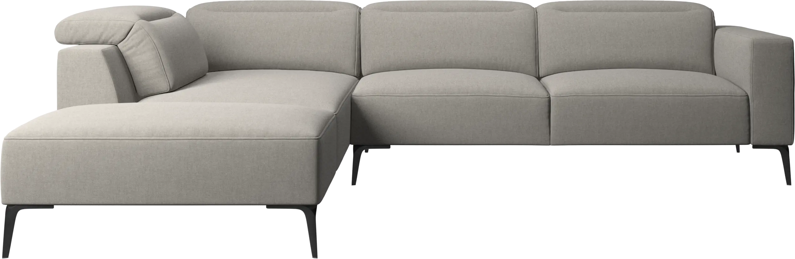 Zürich corner sofa with lounging unit