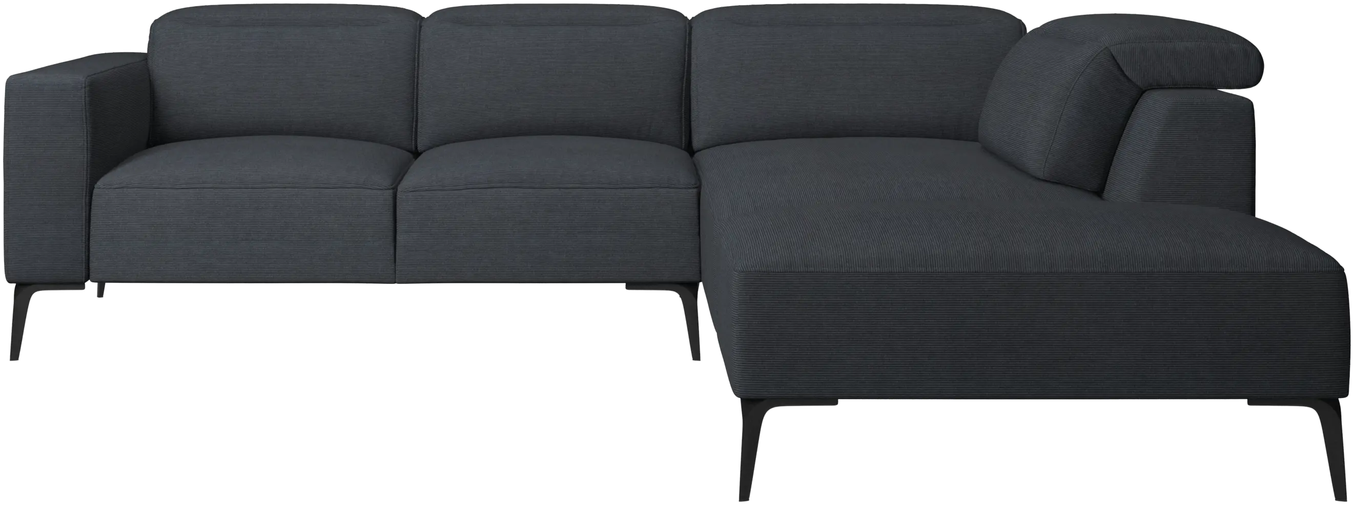 Zürich corner sofa with lounging unit