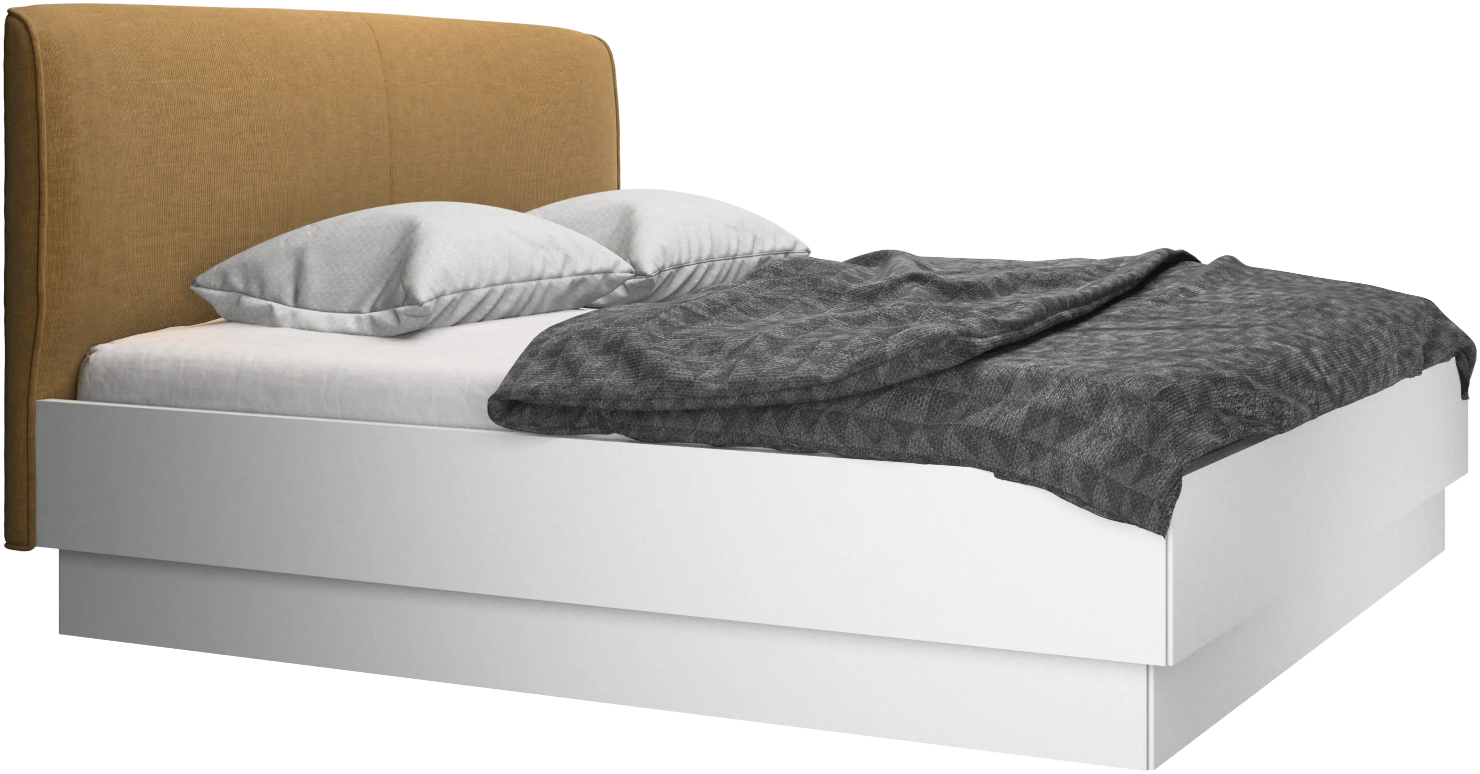 Houston, upholstered bed with storage