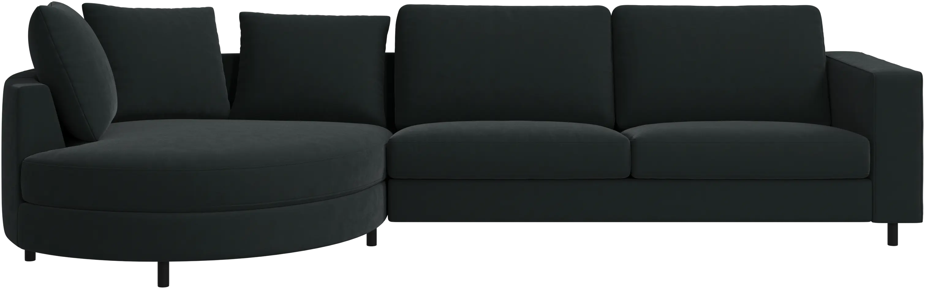 Indivi sofa with chaise longue left