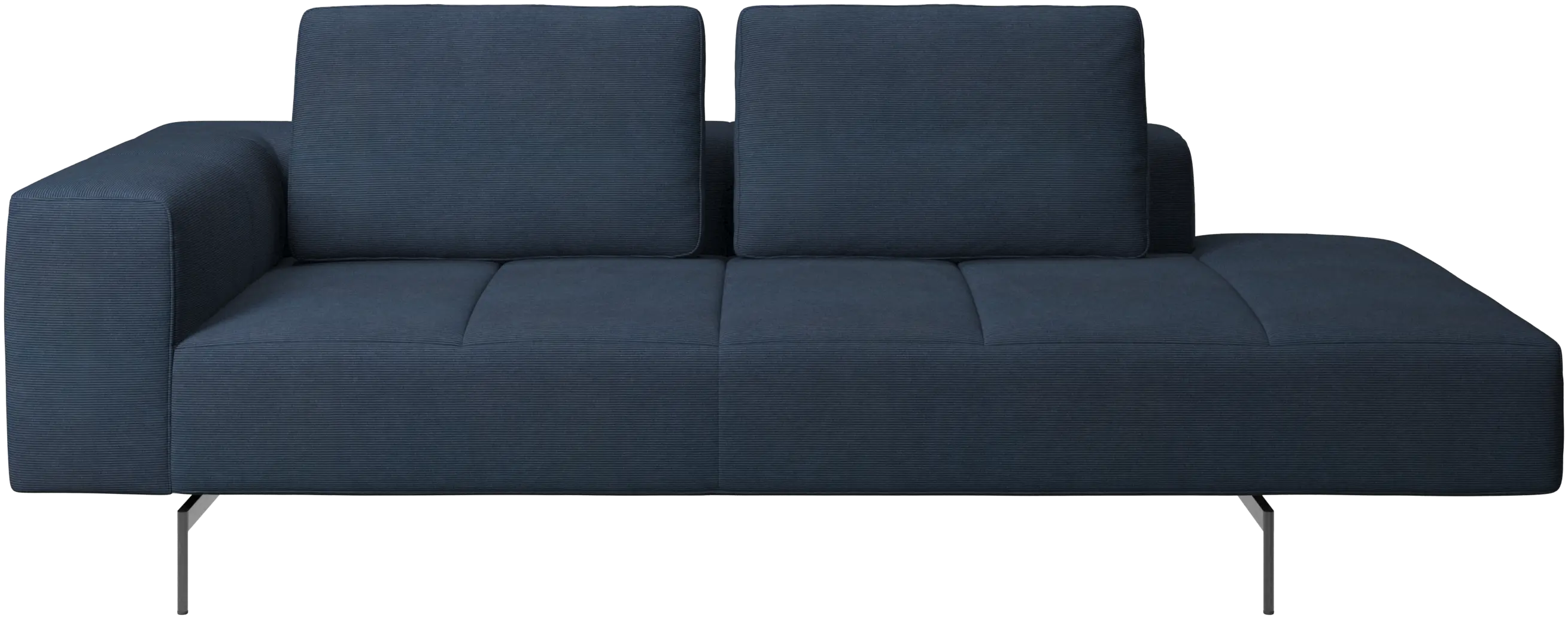 Amsterdam resting module for sofa, armrest left, open end right