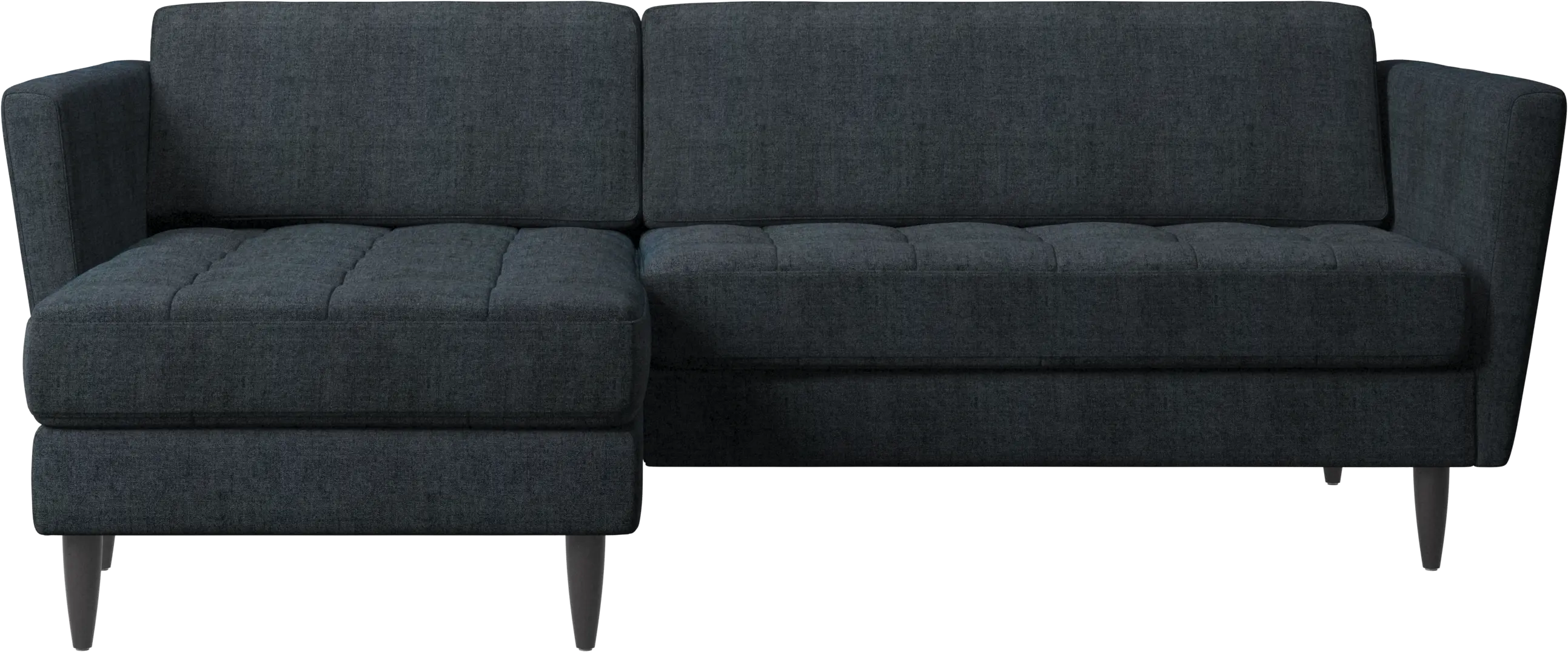 Osaka sofa with resting unit, tufted seat