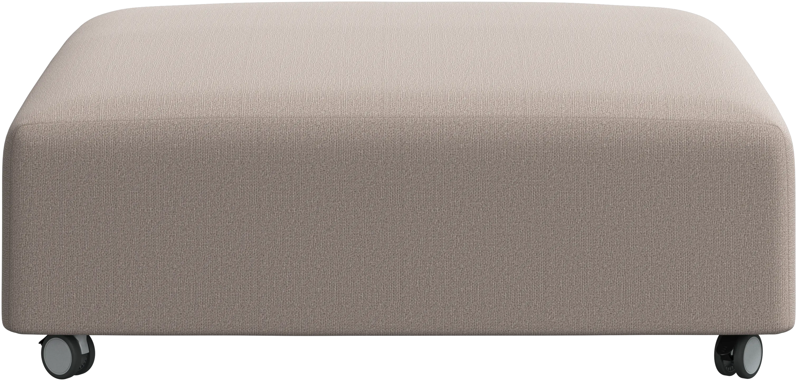 Hampton footstool on wheels