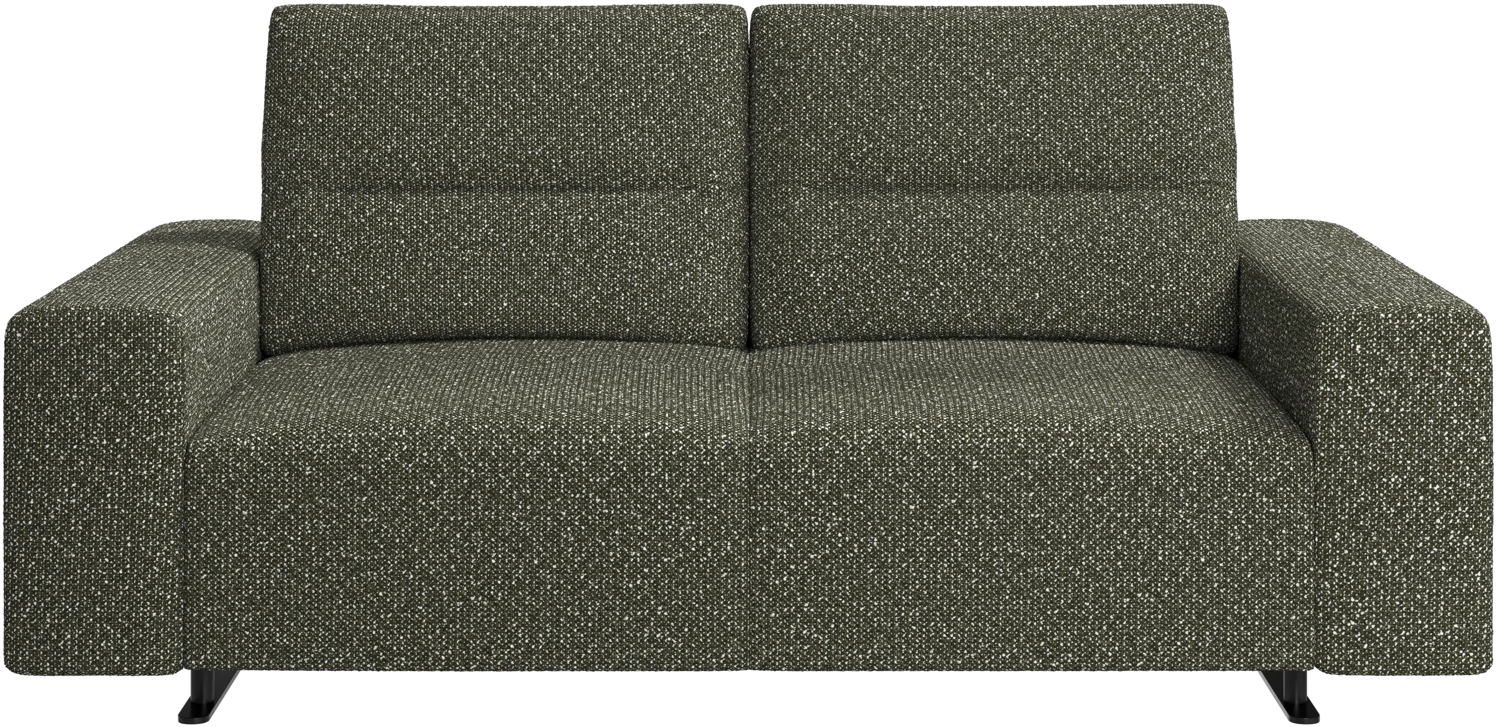 Hampton sofa with adjustable back and storage on the left side