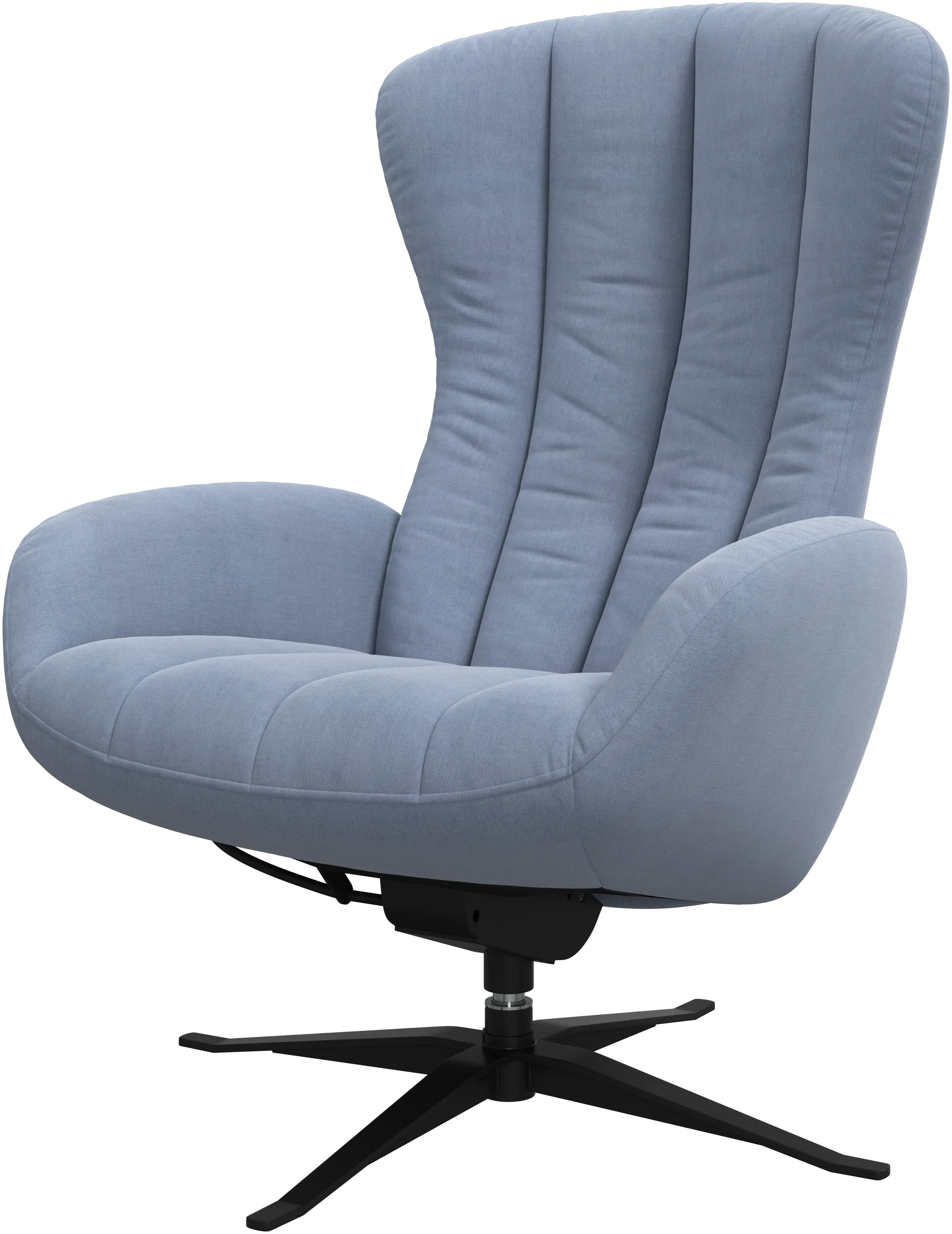Tilburg recliner with swivel function and adjustable headrest