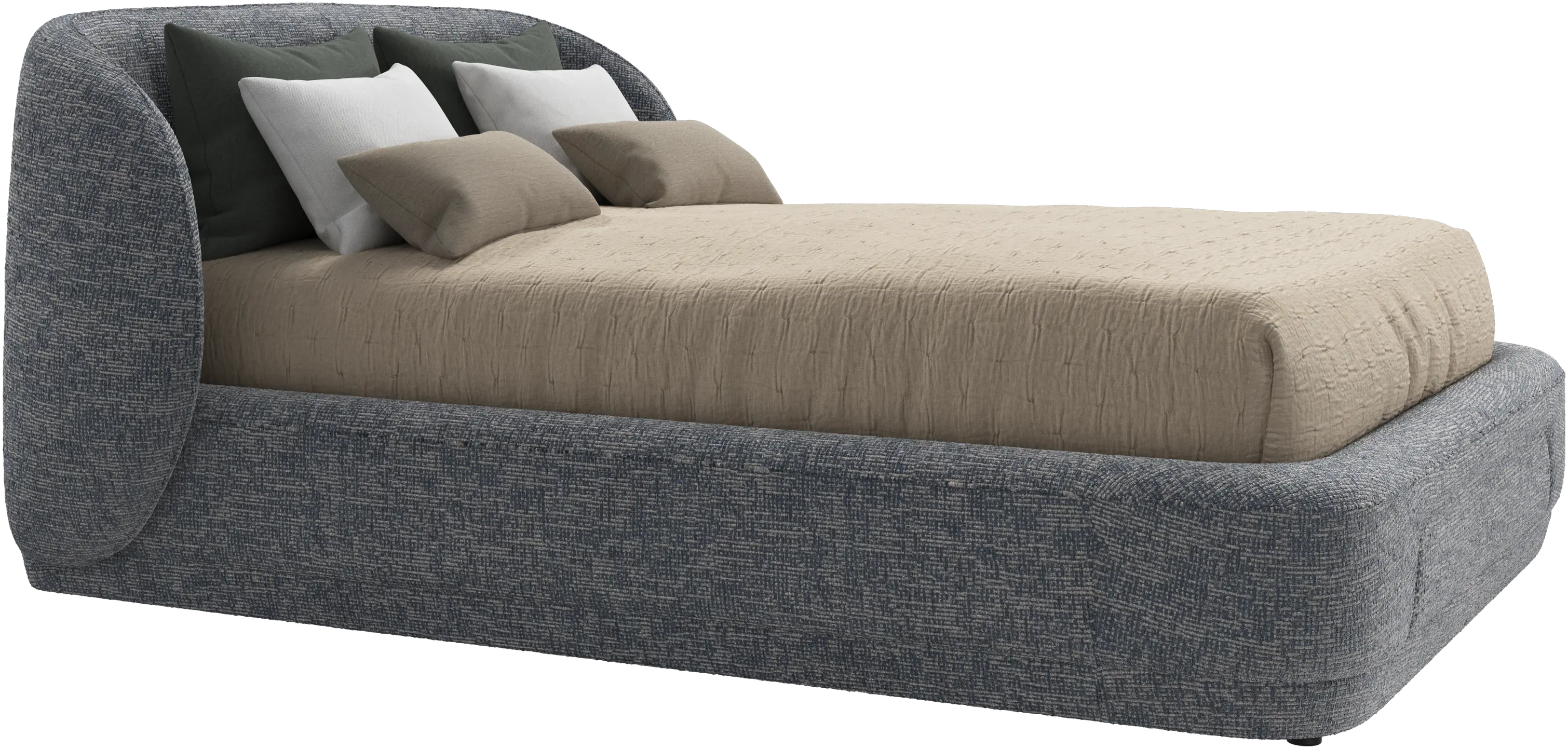 Lit Bolzano avec sommier à lattes – l140xL190 cm