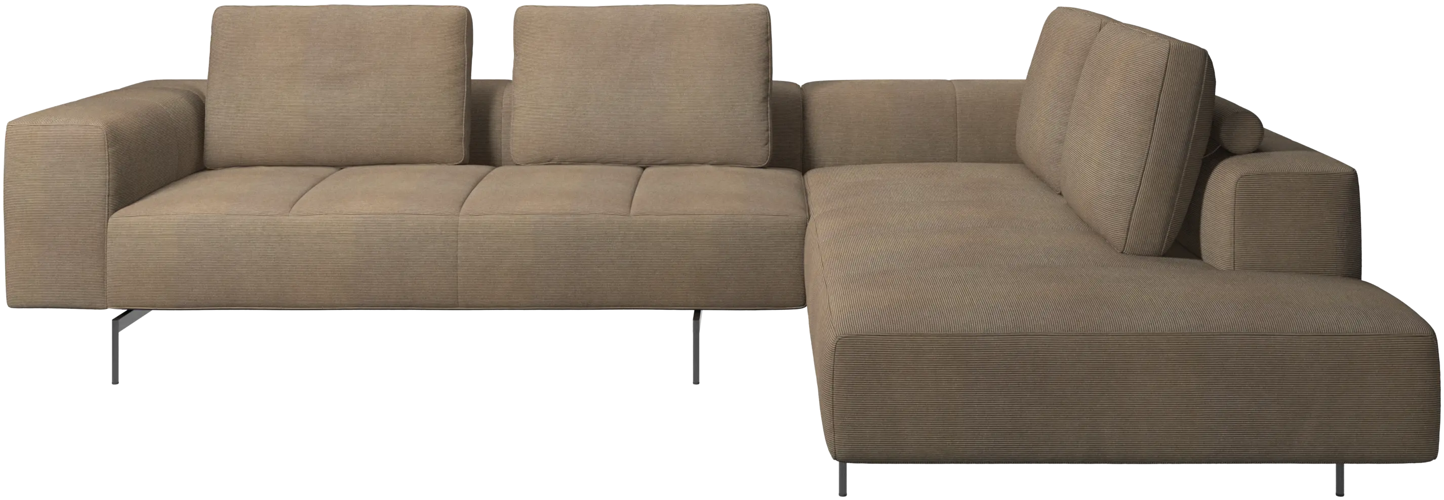 Amsterdam corner sofa with lounging unit