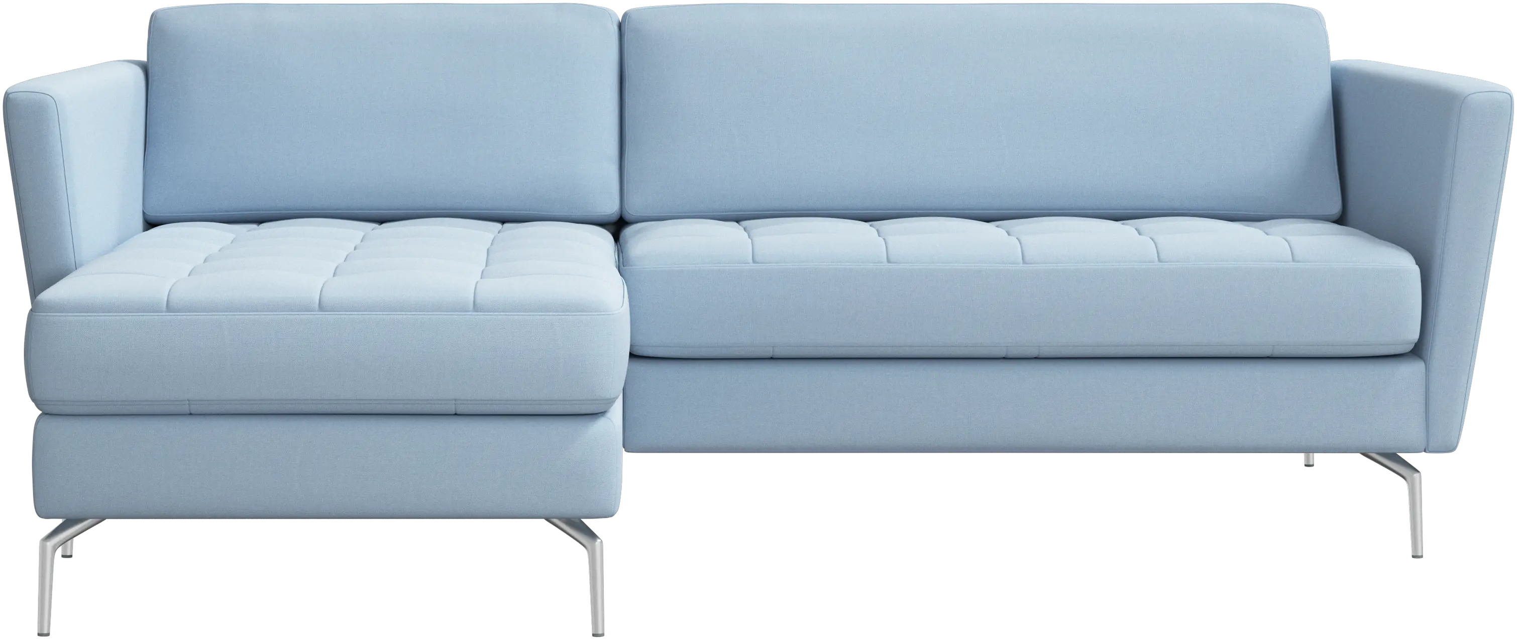 Osaka sofa with resting unit, tufted seat