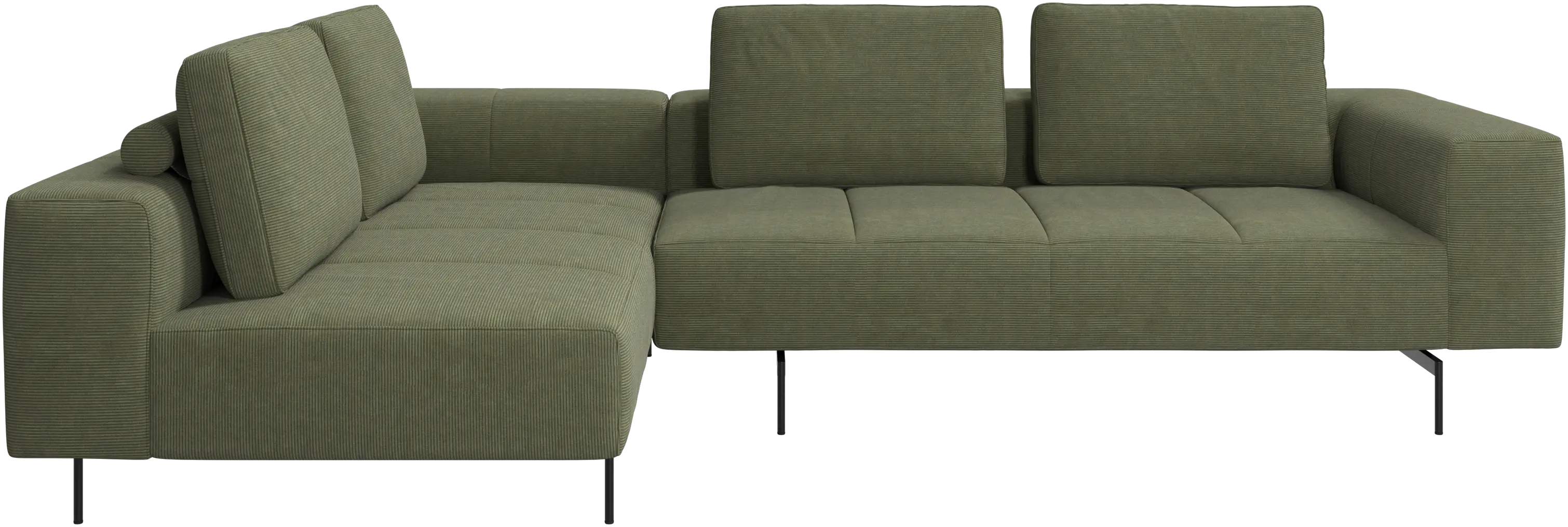 Amsterdam corner sofa with lounging unit