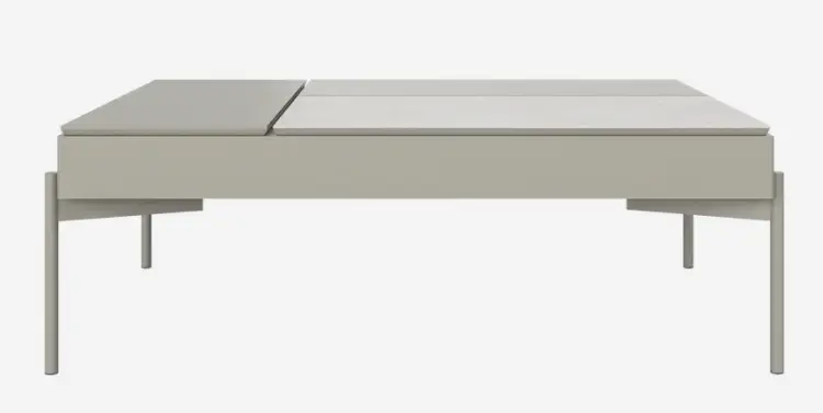 Coffee tables 30% DTO. Mesa de centro funcional Chiva con espacio de almacenamiento   -gris ceniza  [SHOWROOM]