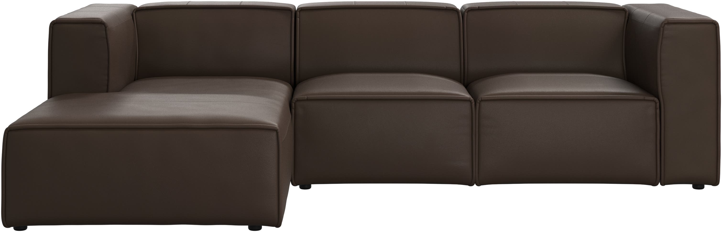 Carmo-sohva muuneltava istuinsyvyys, avopäädyllä