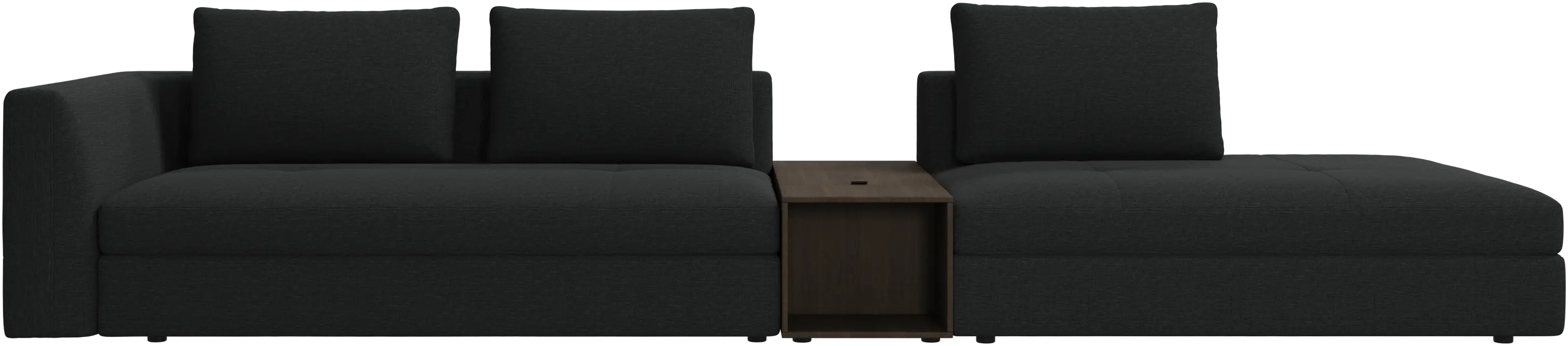 Bergamo 3-seters loungesofa med oppbevaring