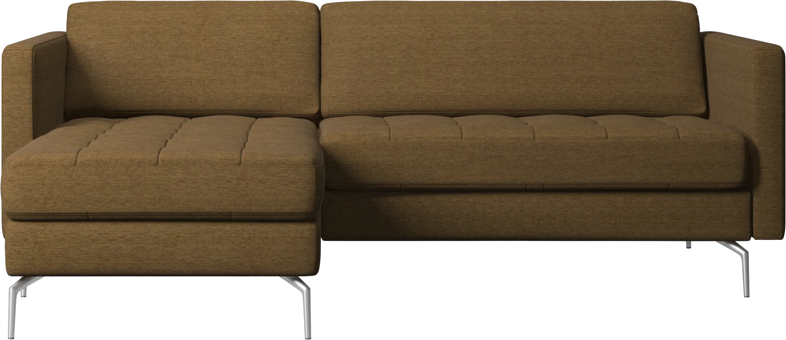 Osaka sofa with resting unit, tufted seat