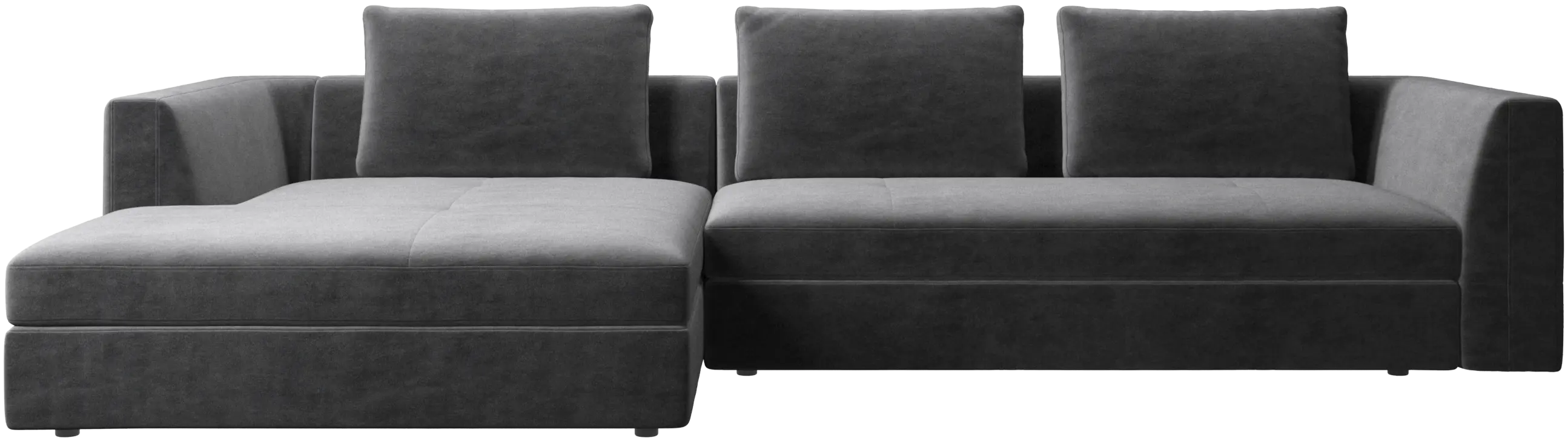 Bergamo sofa with resting unit