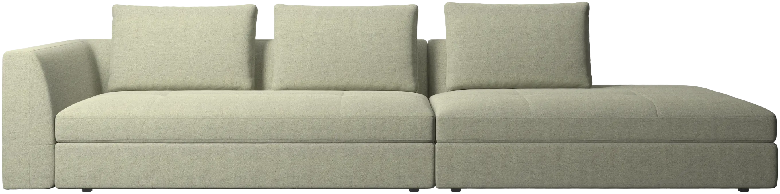 Bergamo sofa with lounging unit