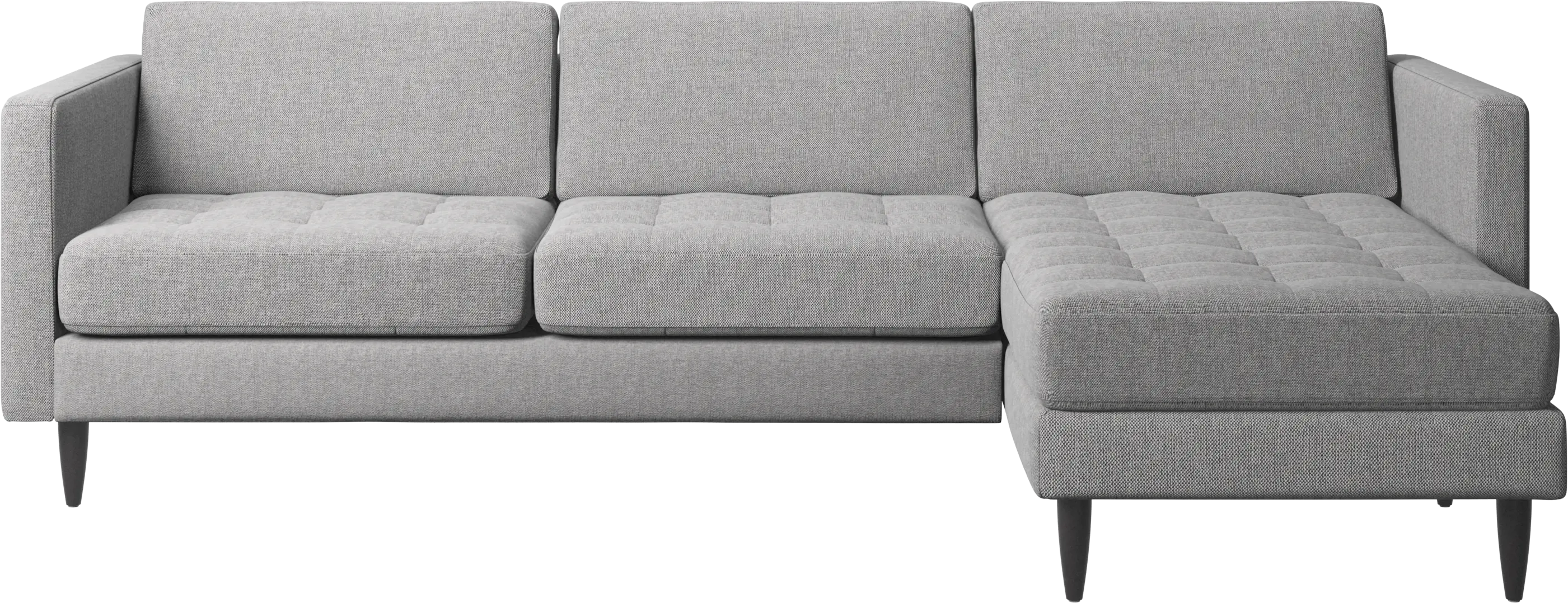 Osaka sofa with resting unit, tufted seat