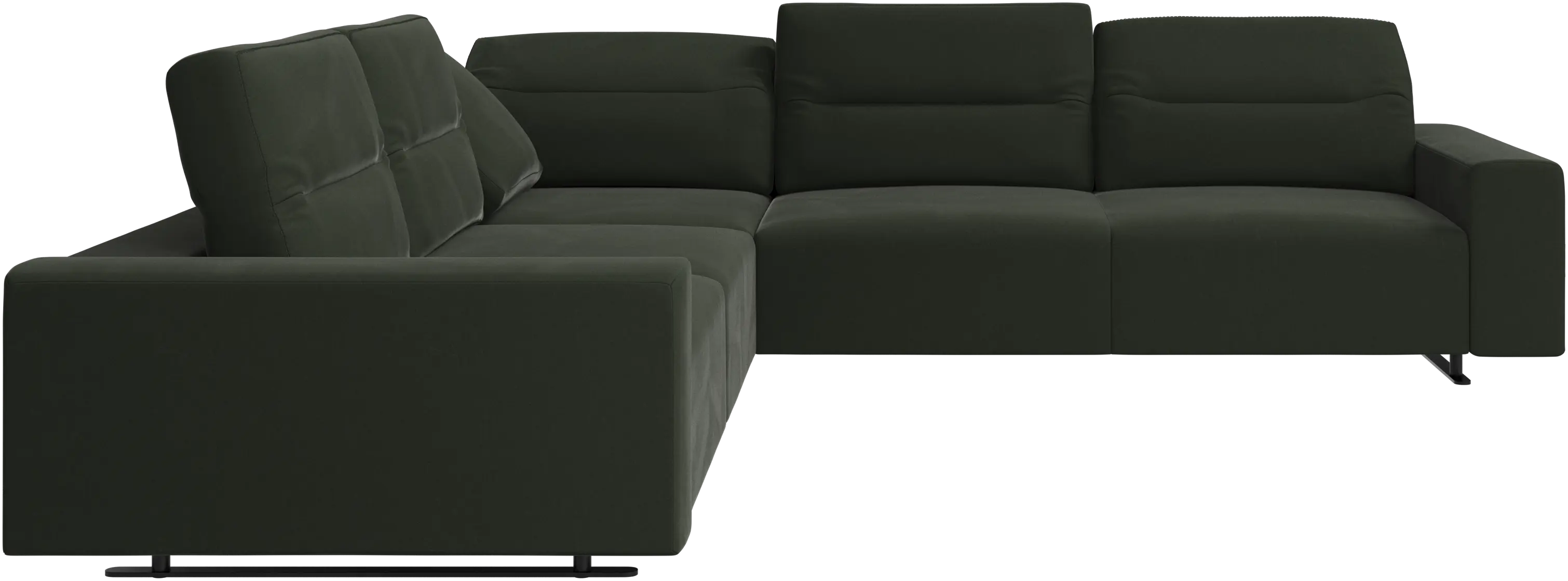 Hampton corner sofa with adjustable back