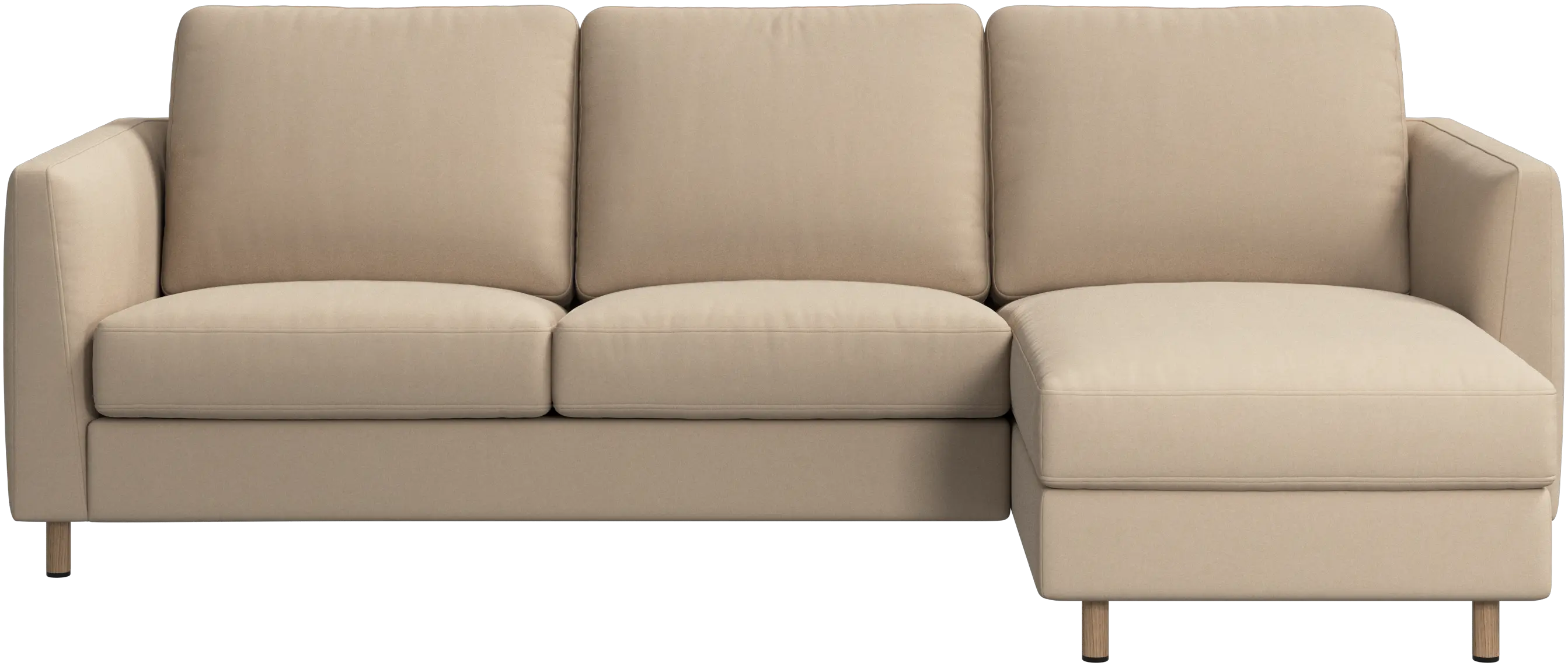 Sofá Indivi com chaise longue à direita