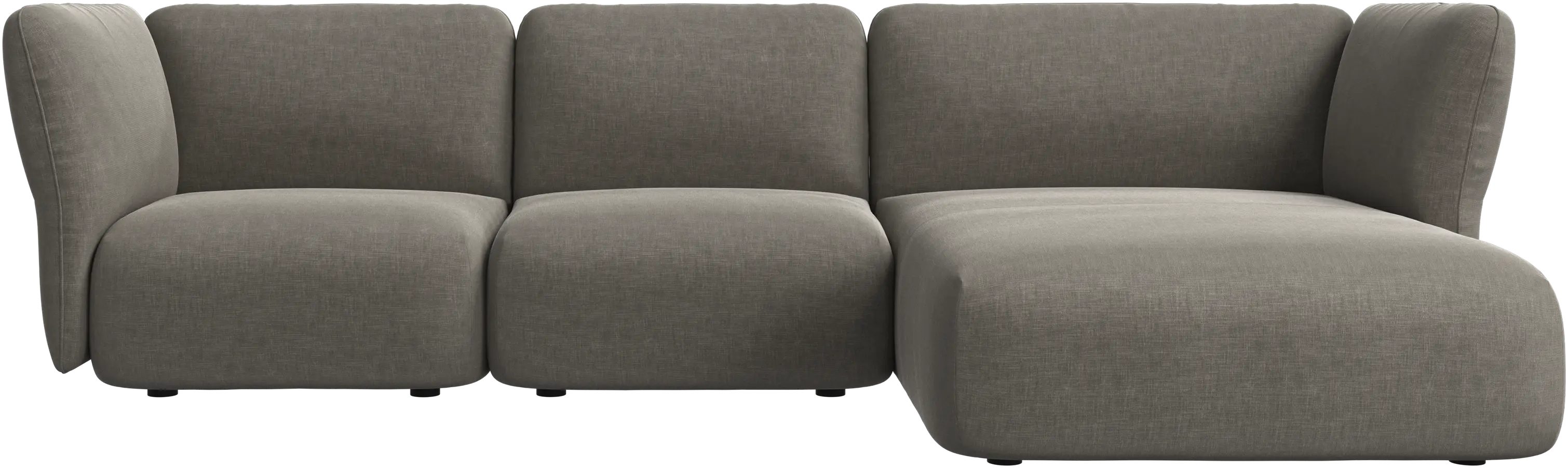 Paraggi 2-seater with chaise longue right
