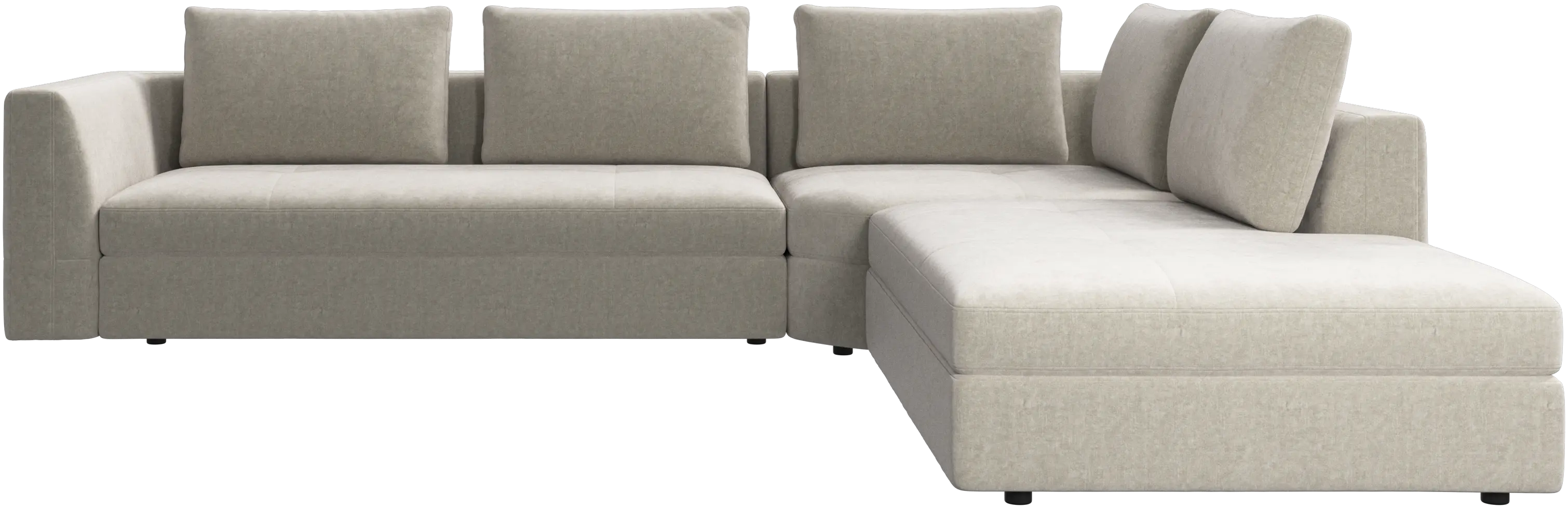Bergamo corner sofa with lounging unit