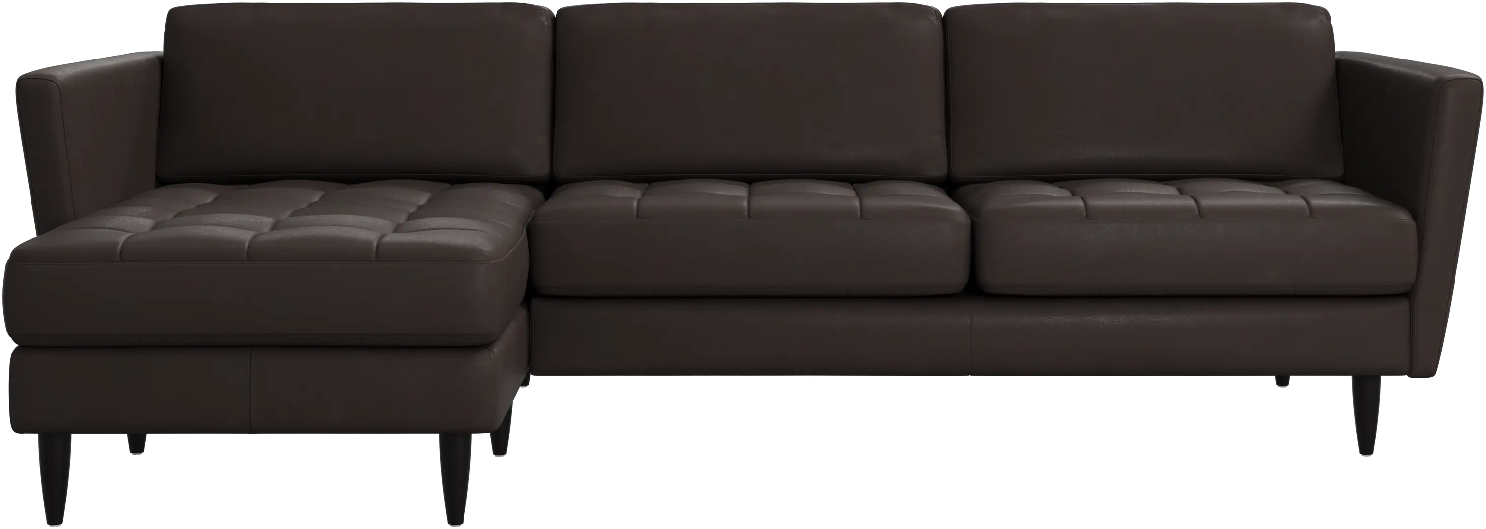Osaka sofa with resting unit, tufted seat
