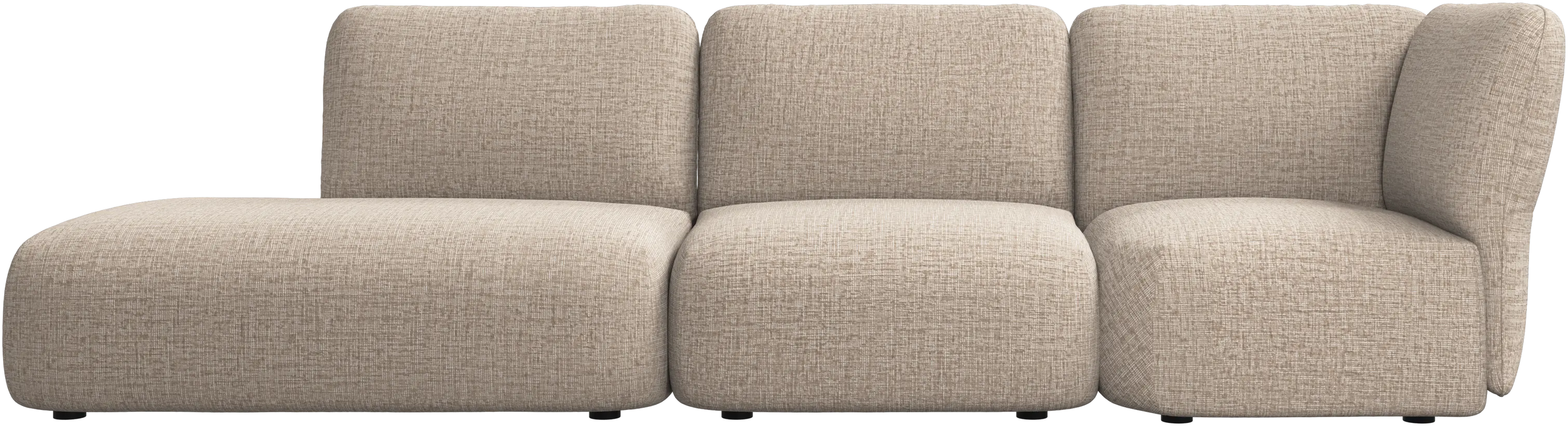 Paraggi sofa with lounging unit right