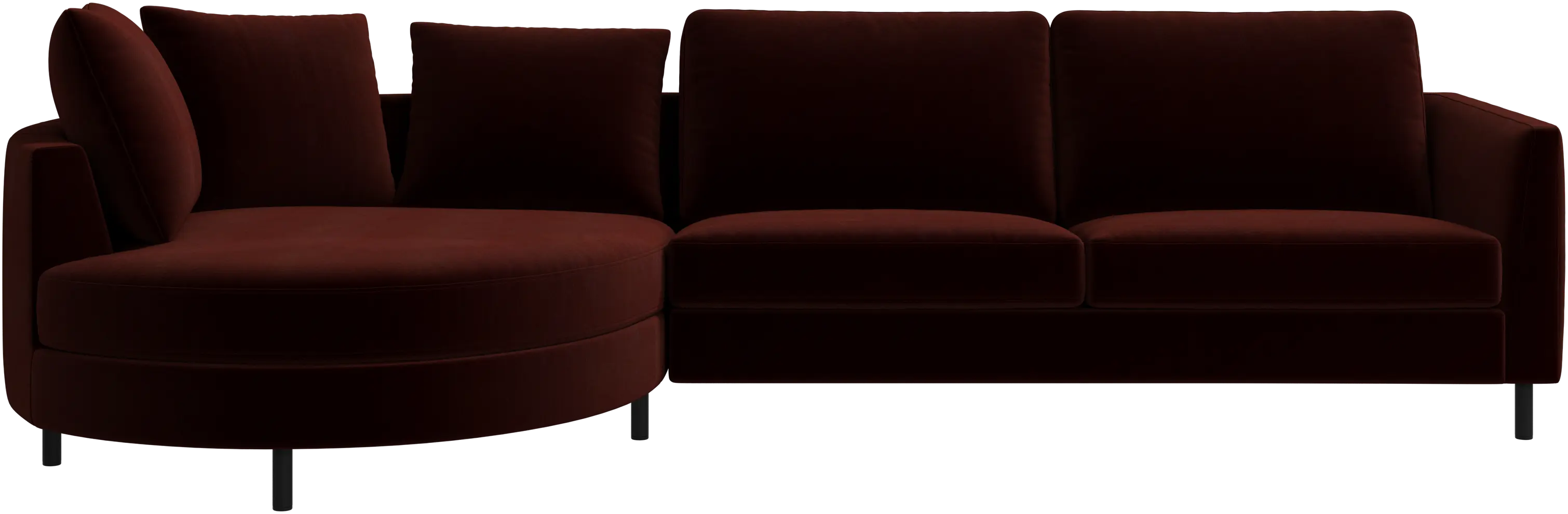 Indivi sofa with chaise longue left