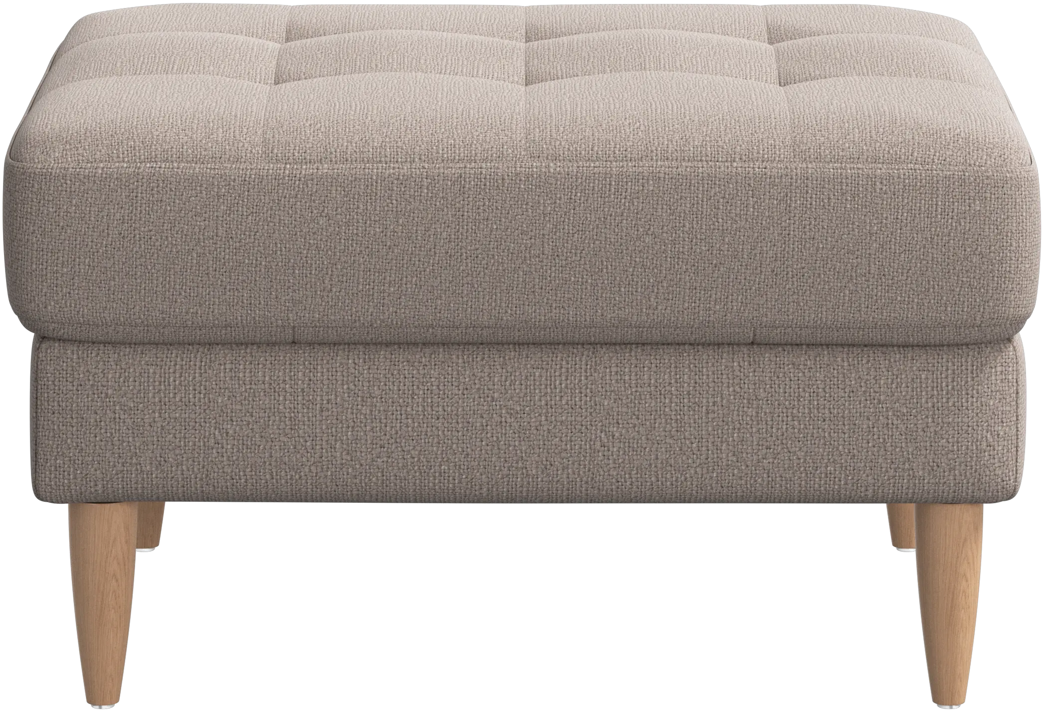 Osaka footstool, tufted seat
