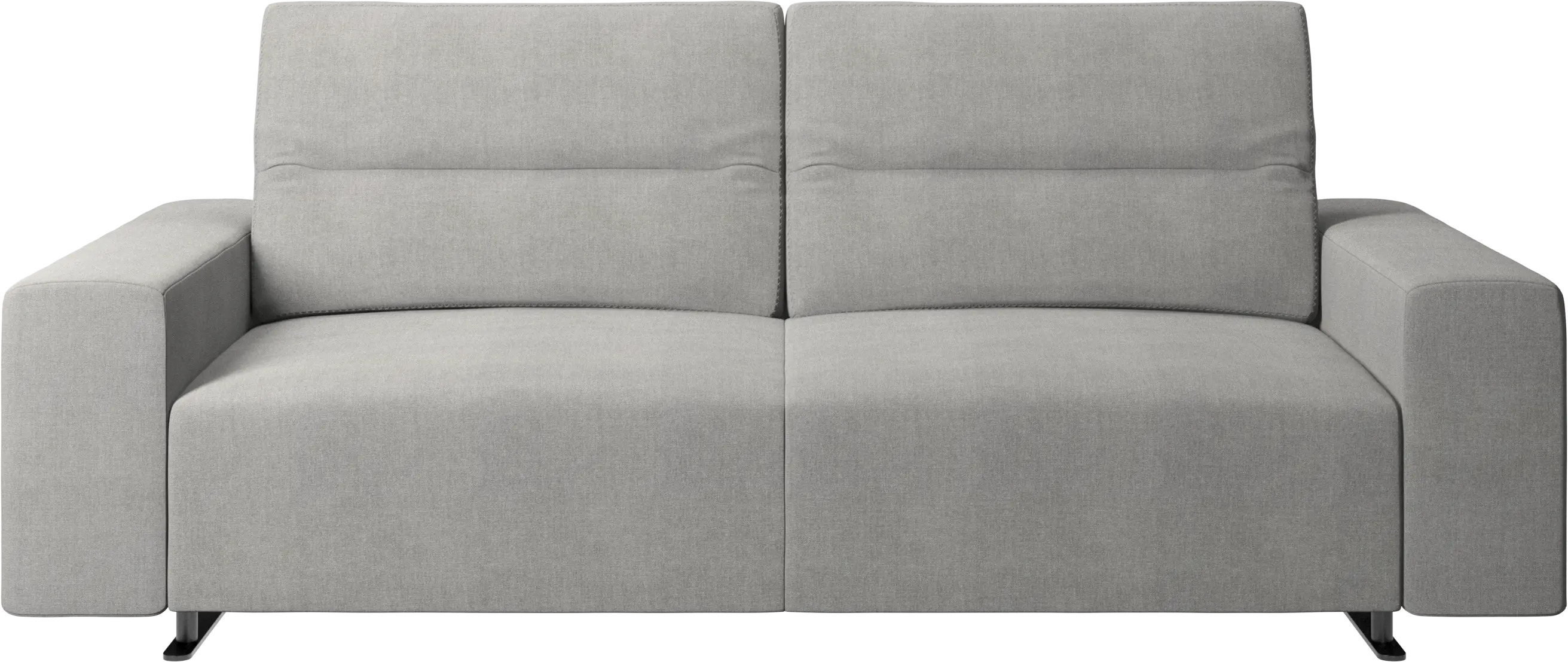 Hampton sofa with adjustable back and storage on the left side