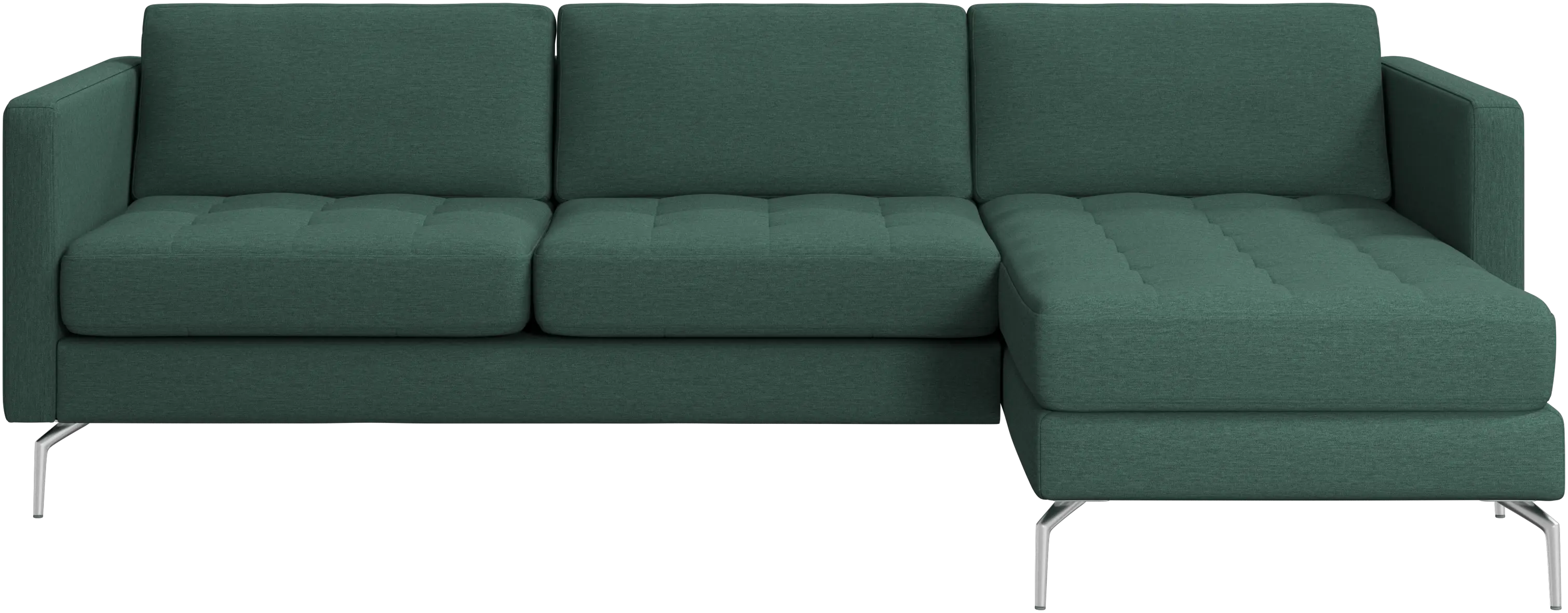 Osaka sofa with resting unit, tufted seat
