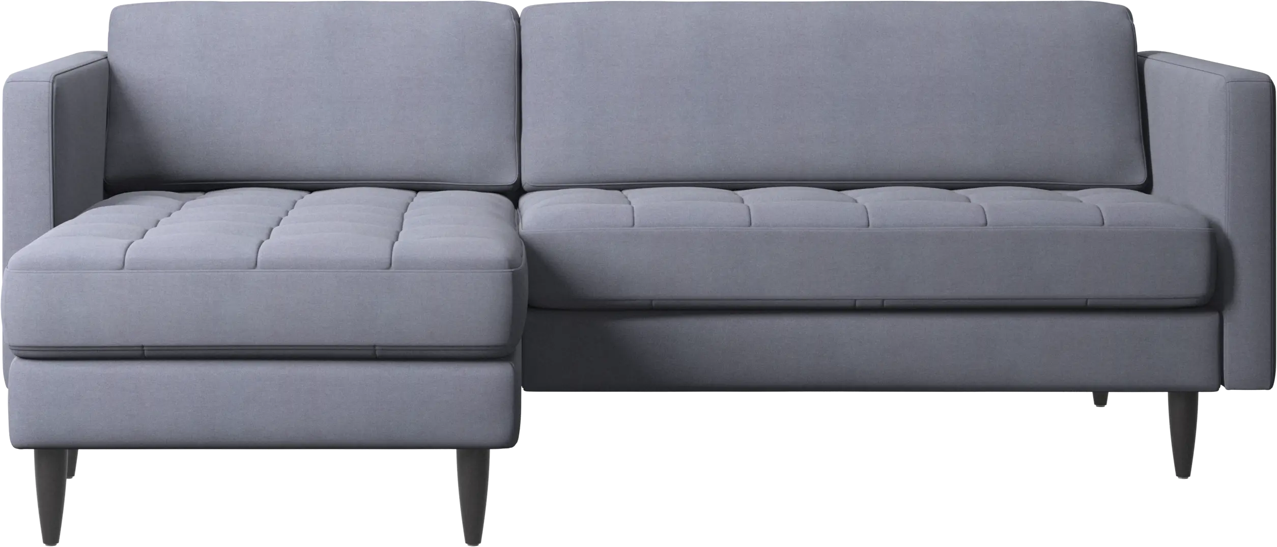 Osaka sofa with resting unit, tufted seat
