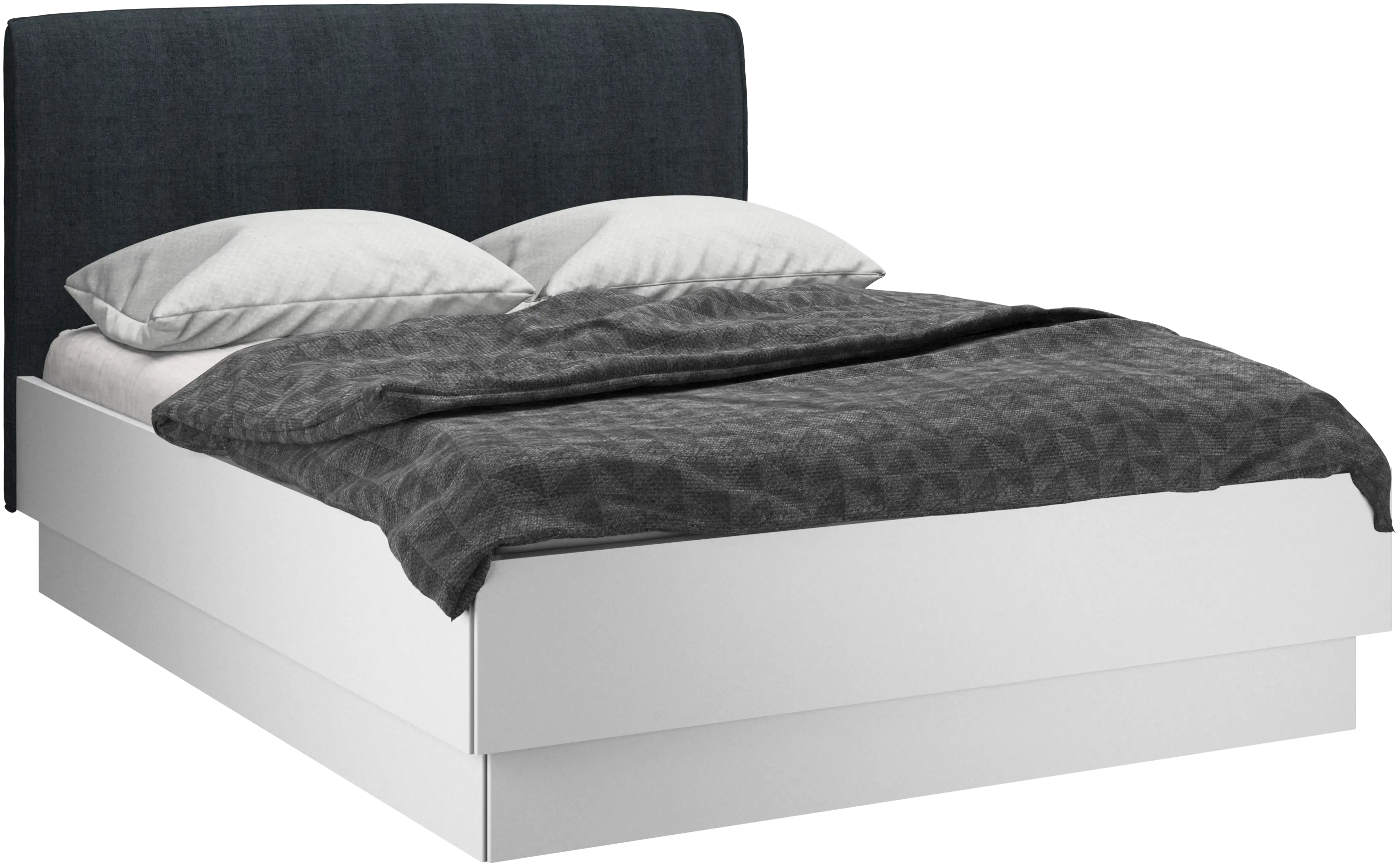 Houston, upholstered bed with storage