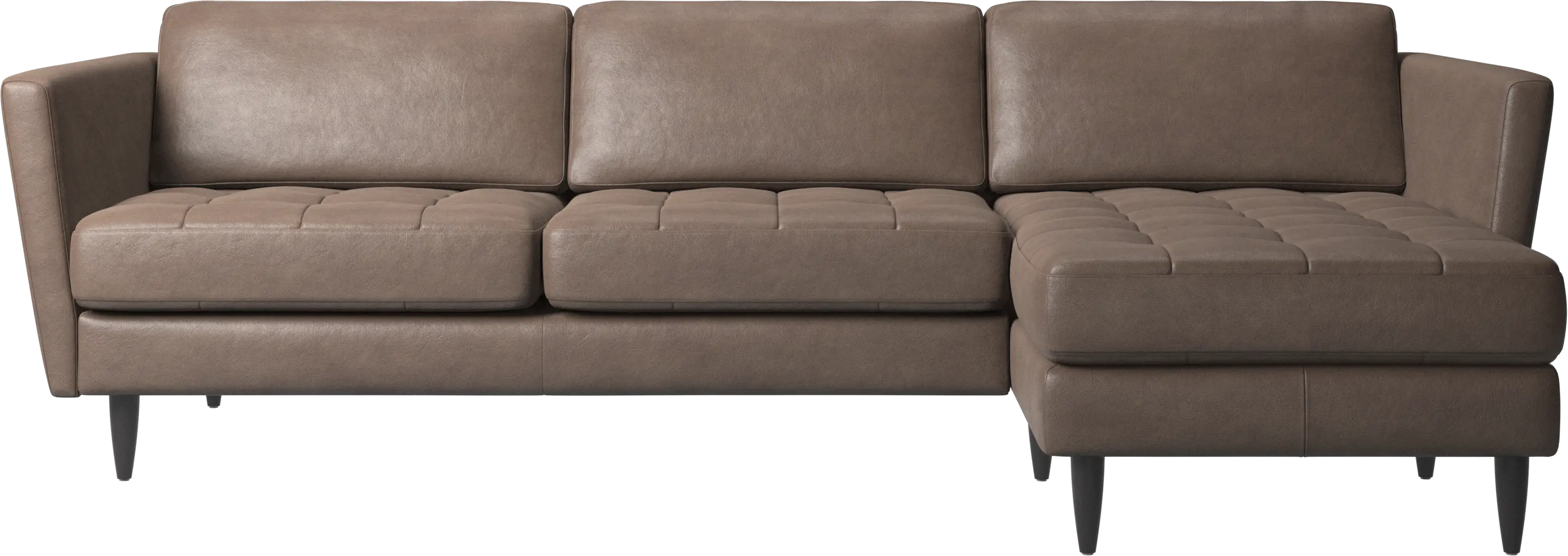 Osaka sofa with resting unit, tufted seat