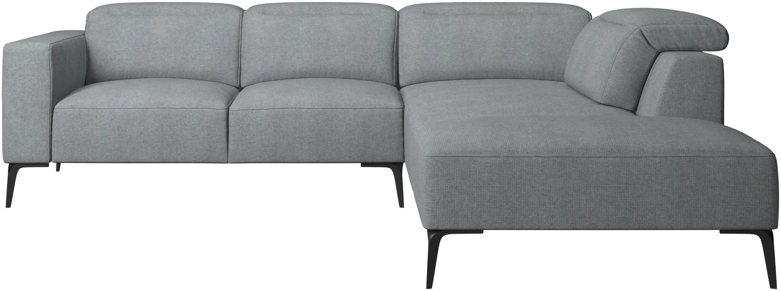 Zürich corner sofa with lounging unit